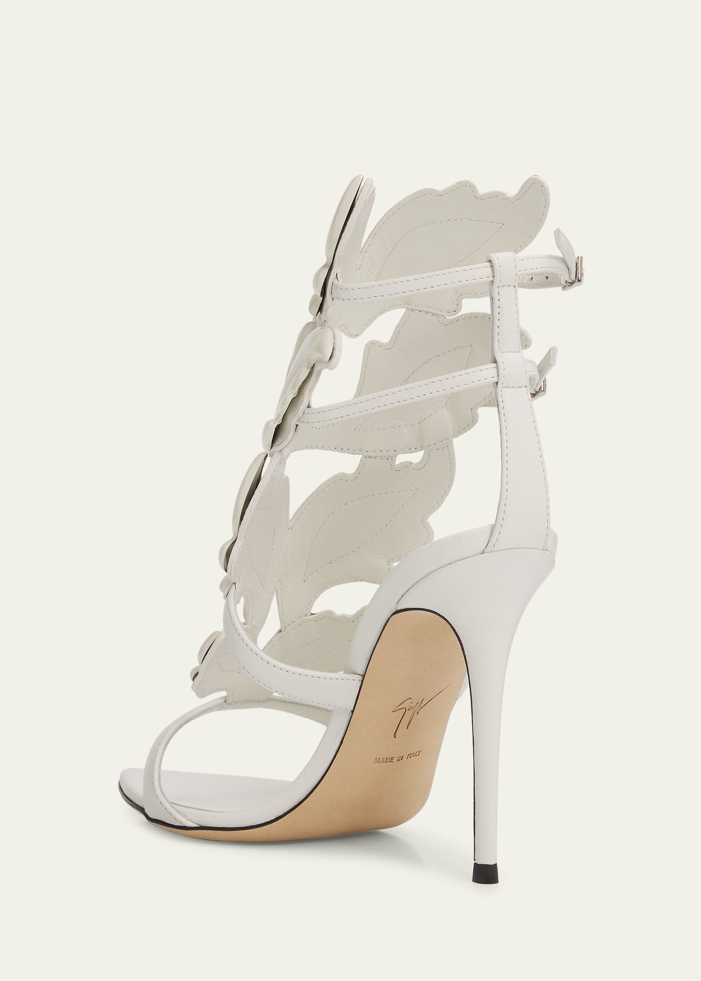 Giuseppe Zanotti 105mm New Cruel Leather Sandals - Bergdorf Goodman