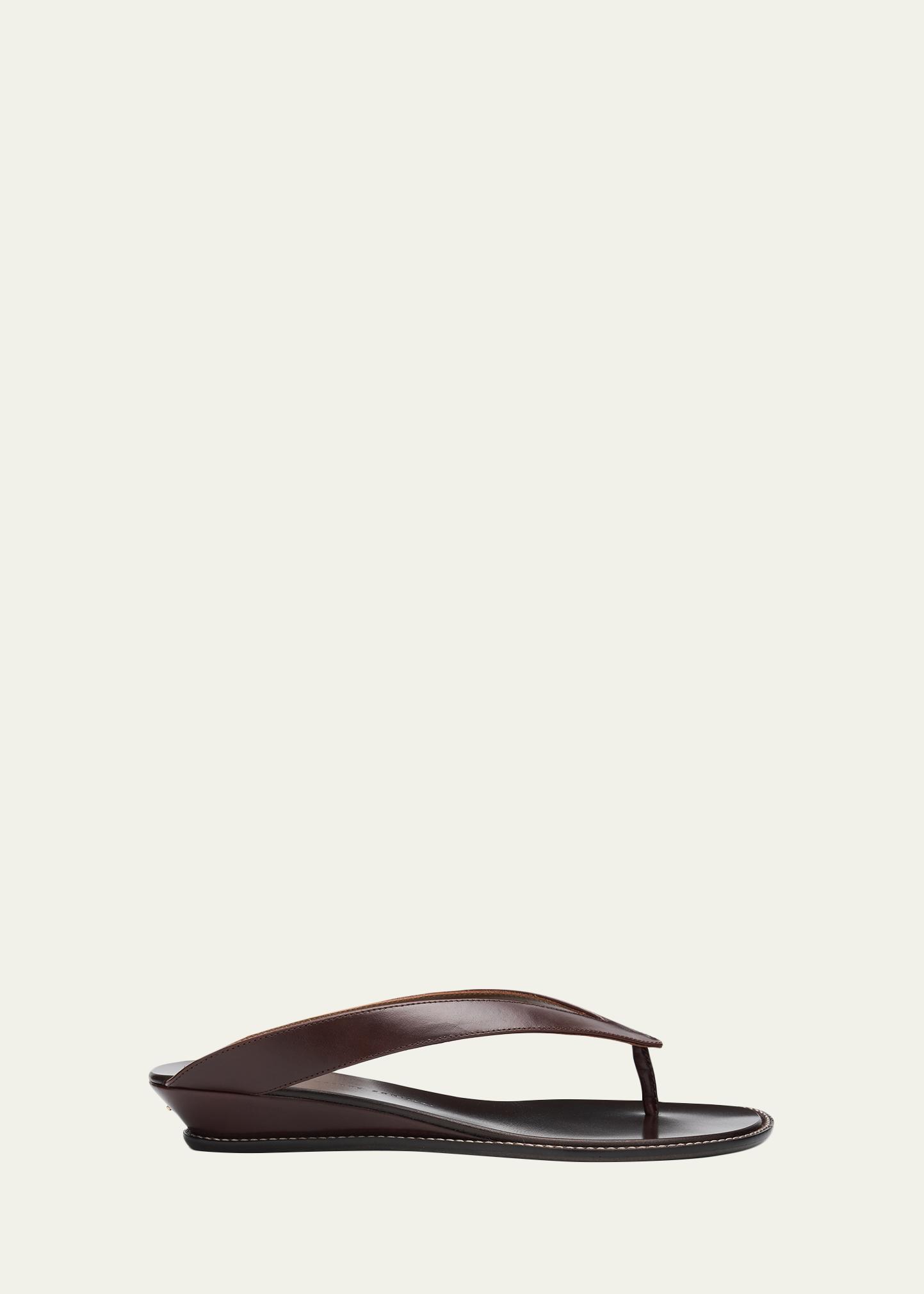 Giuseppe Zanotti 25mm Amelia Leather Thong Sandals - Bergdorf Goodman