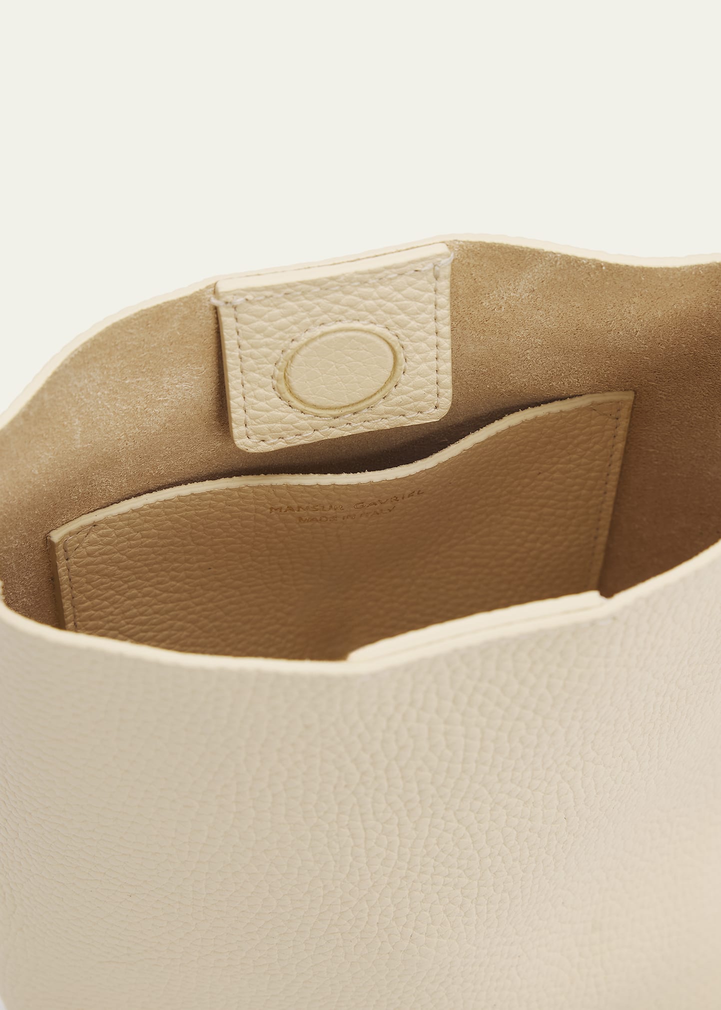 Mansur Gavriel Mini Everyday Cabas Leather Top-Handle Bag