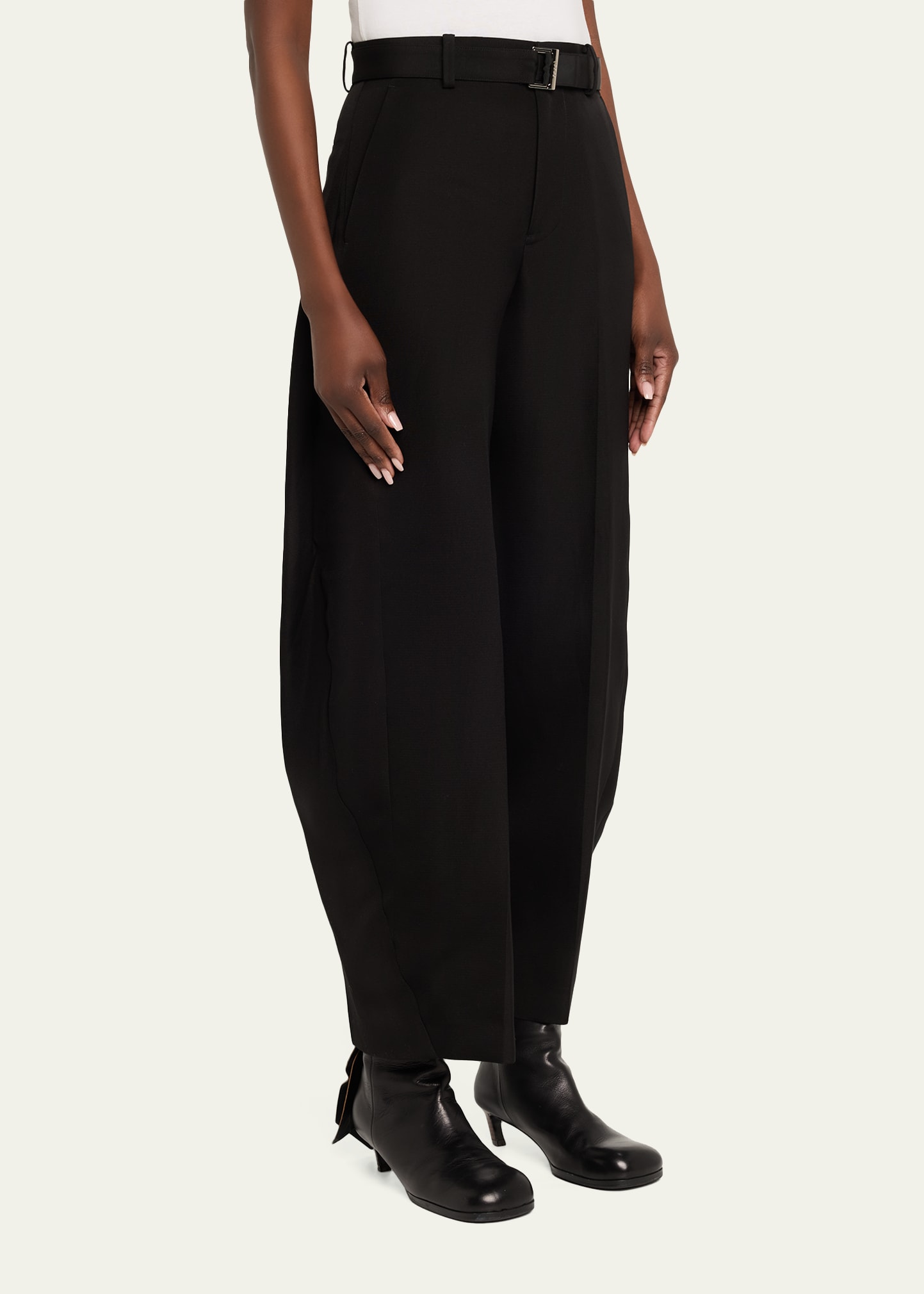 新品 DoubleFaced Silk Cotton Pants black 2 bg_5516555_100106_c