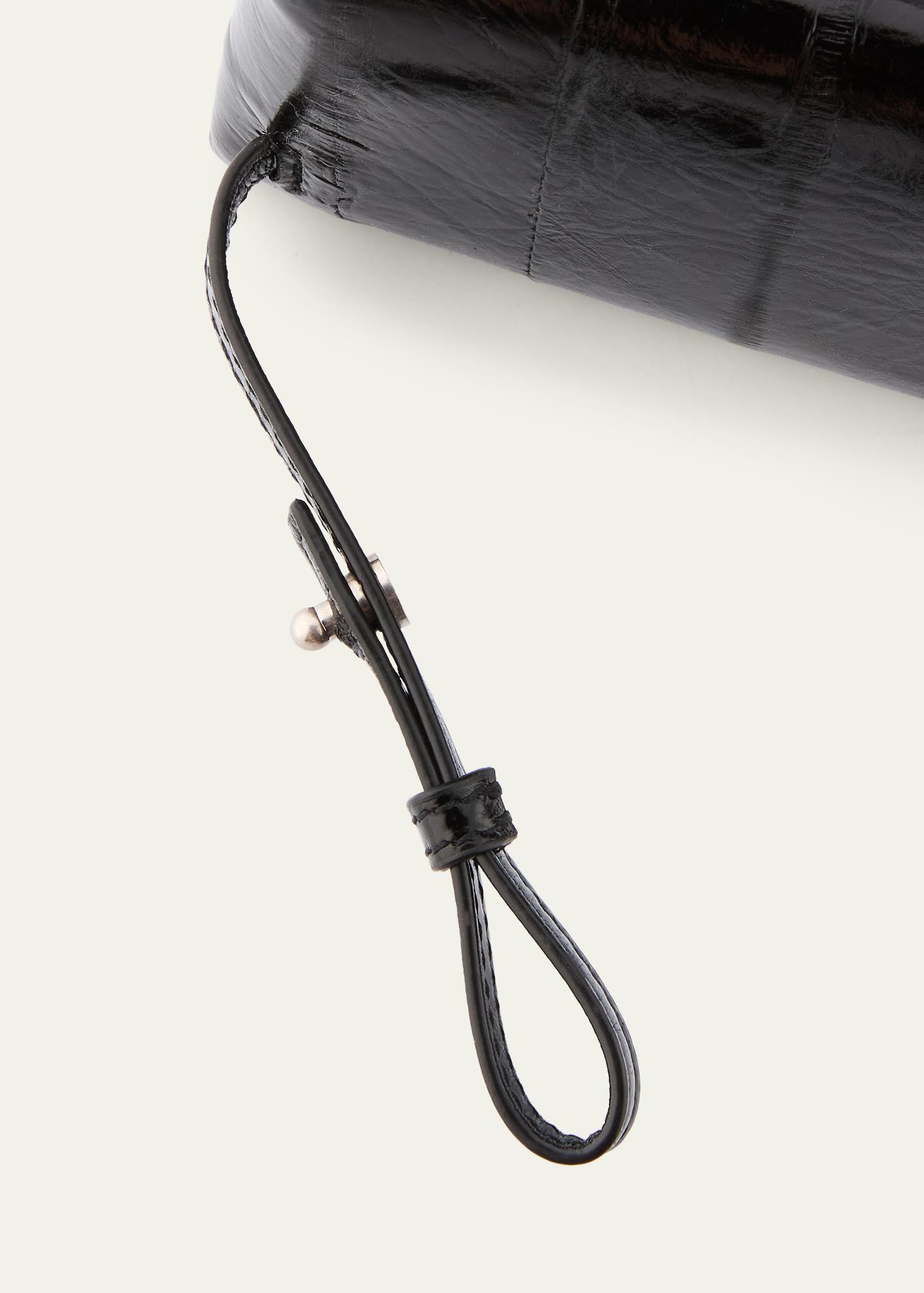 婆*す様 602 OLD YVES SAINT LAURENT 上質 薄手 コッ Saint Laurent Men's Cassandre YSL Micro Envelope in Leather