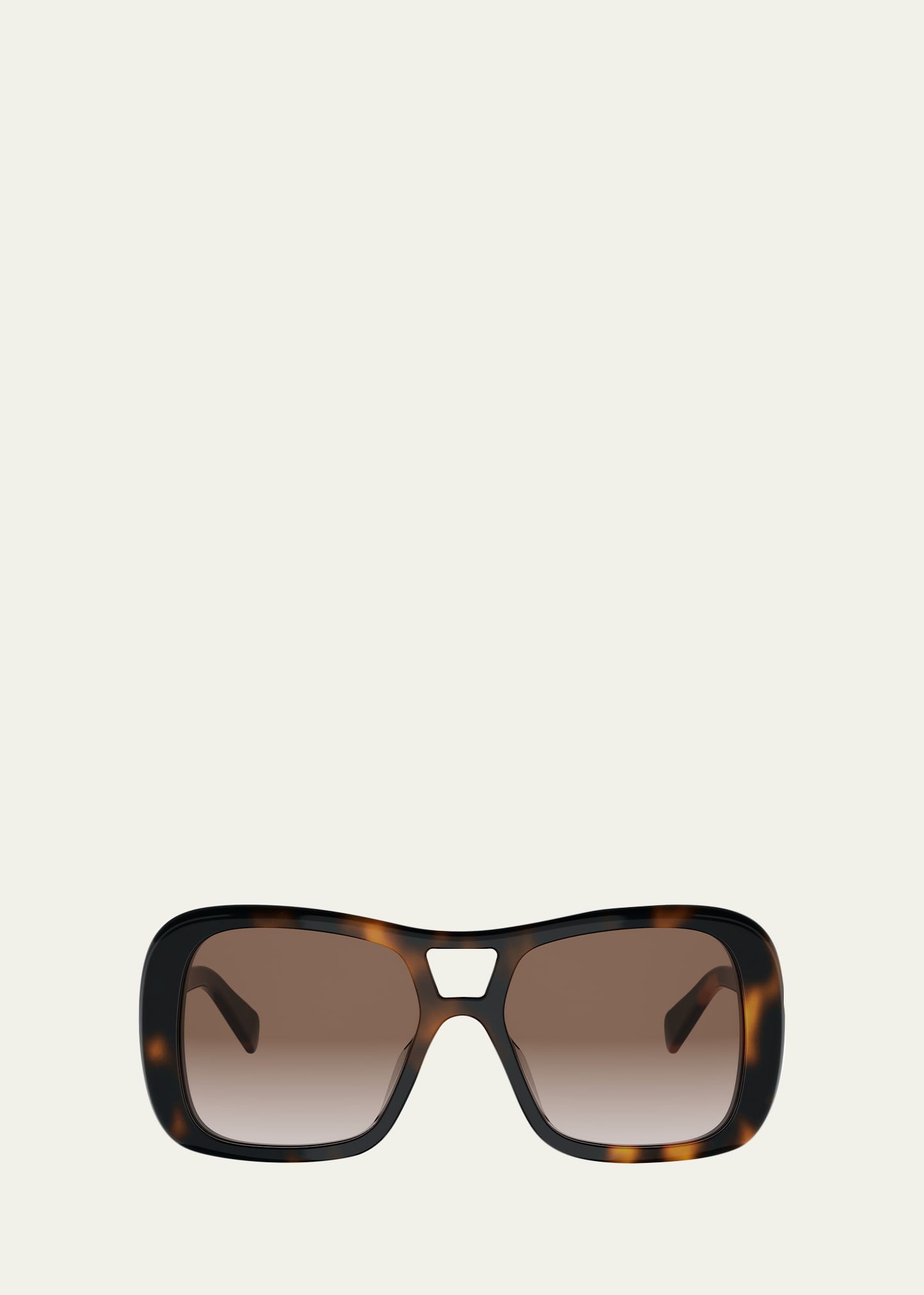 Celine Triomphe 18 Navigator Acetate Sunglasses - Bergdorf Goodman
