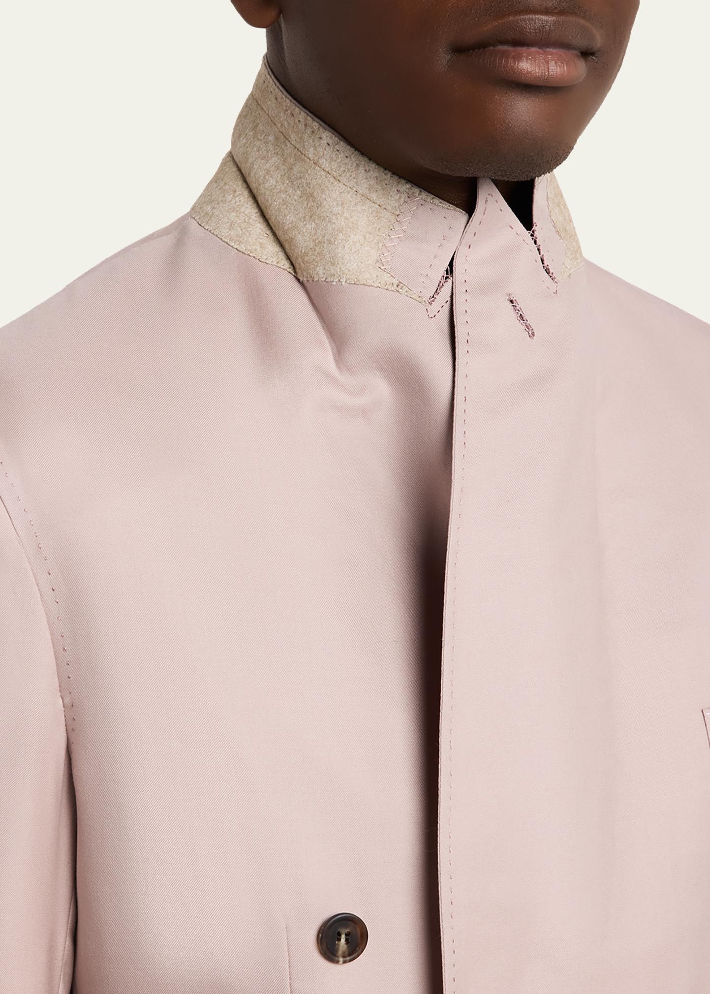 Brioni Men's Soffio Cashmere Double-Breasted Jacket - Bergdorf Goodman