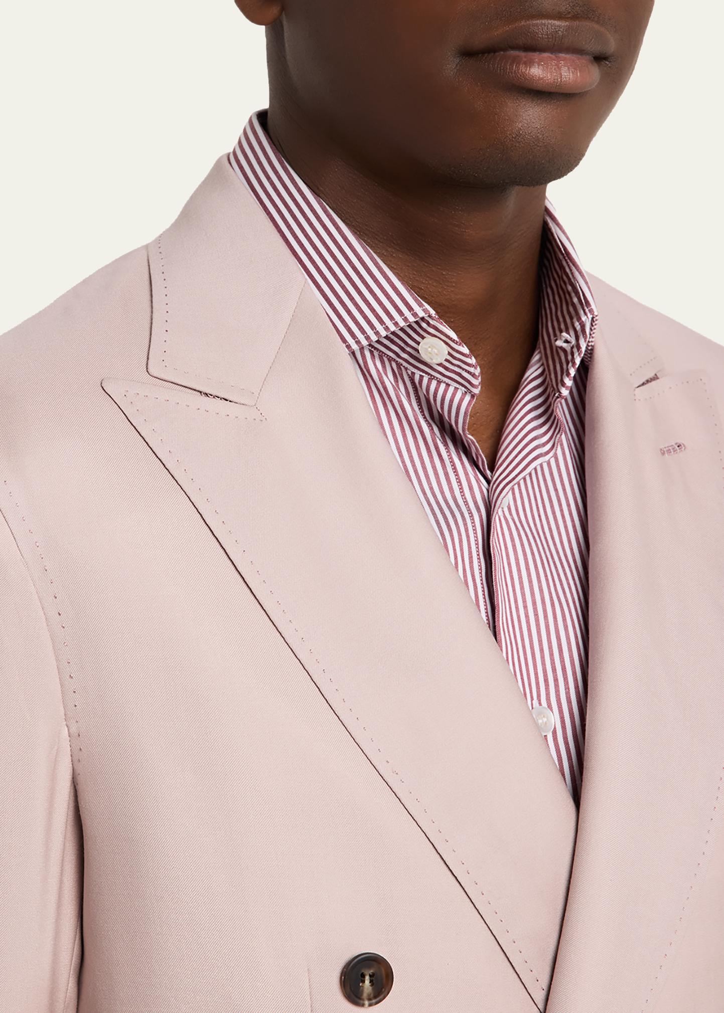 Brioni Men's Soffio Cashmere Double-Breasted Jacket - Bergdorf Goodman