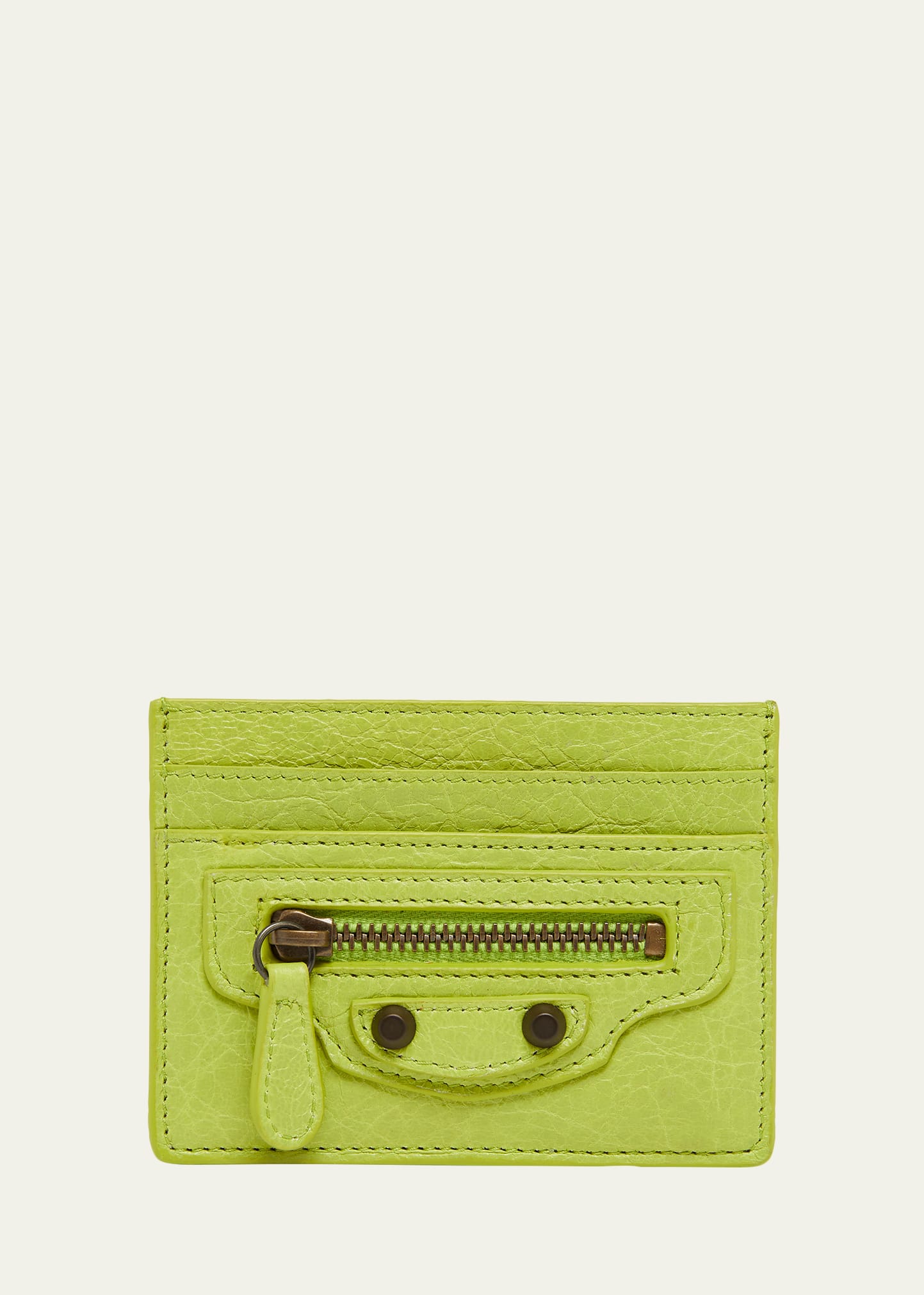 Balenciaga Le City Leather Coin and Card Holder - Bergdorf Goodman