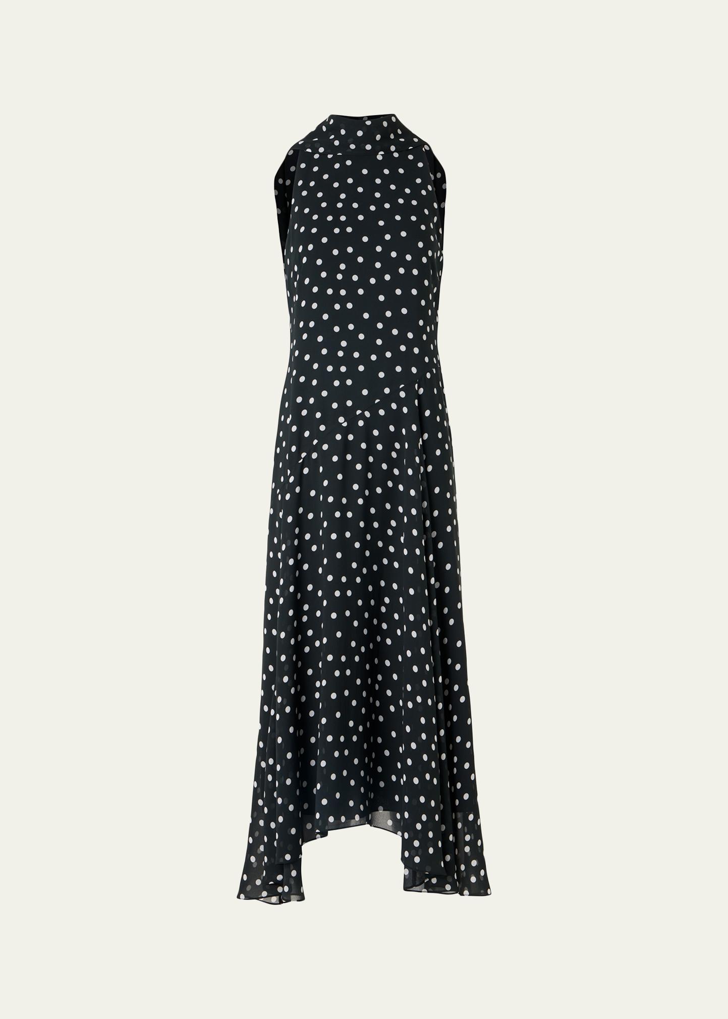 美品✨️ANDRESD flocky dot pants dress 黒М ANDRESD flocky dot