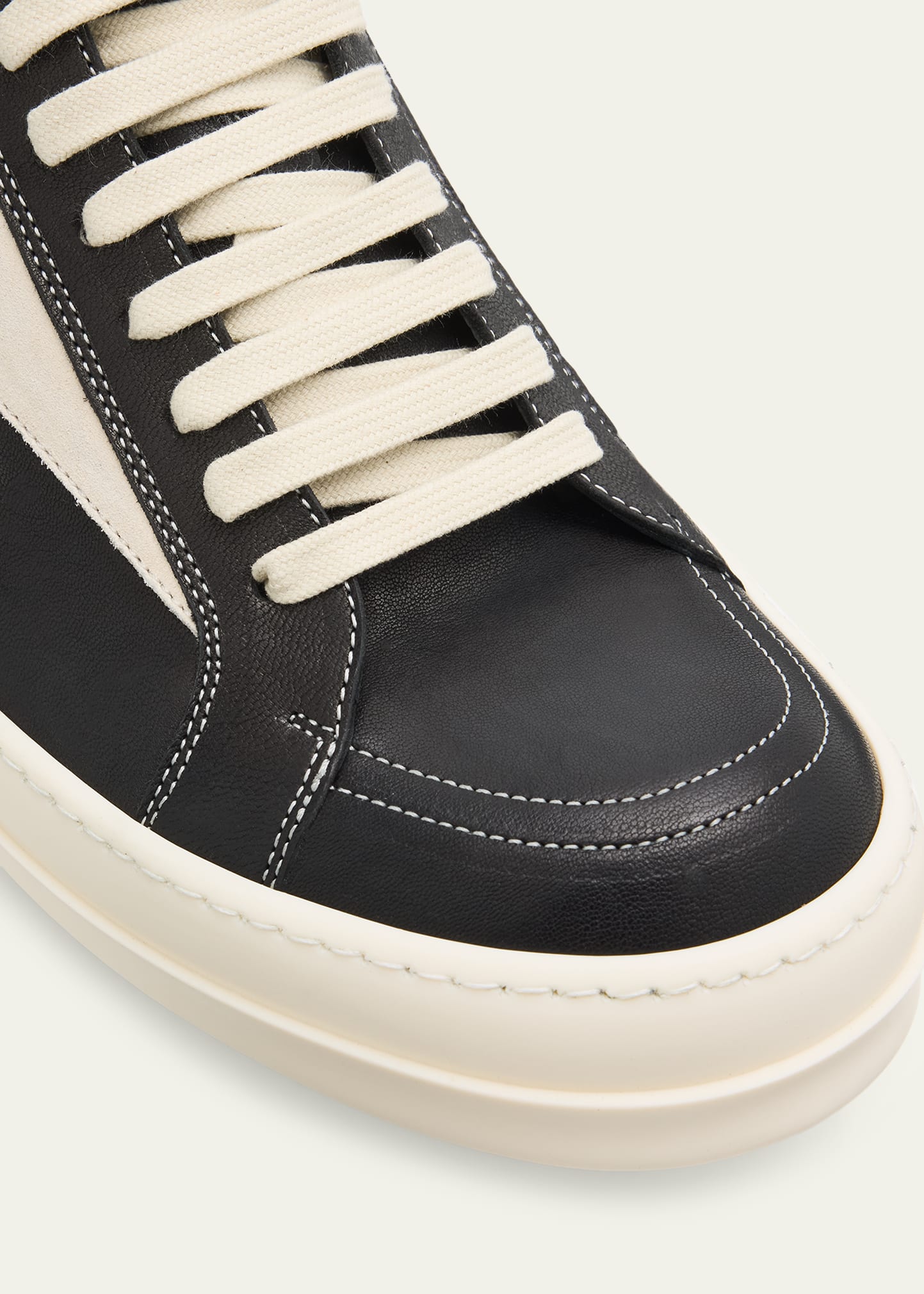 Rick Owens Men's Vintage Leather Low-Top Sneakers - Bergdorf Goodman