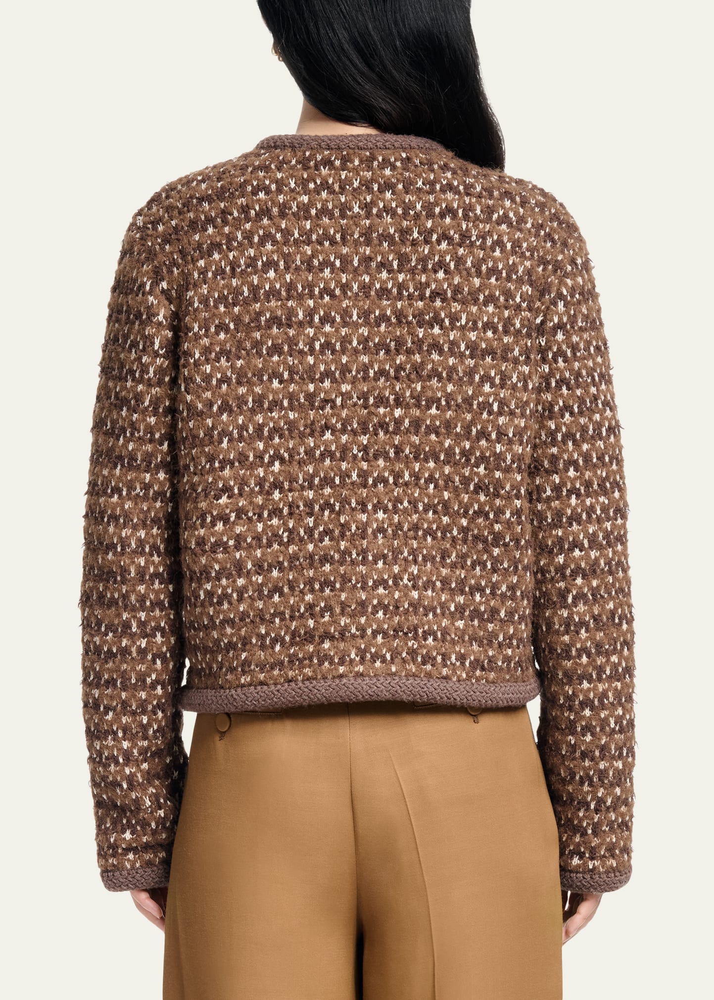 アルテリアULTERIOR RUNDOM BUSKET TWEED フードコート Altuzarra Conroy Tweed Jacket - Bergdorf Goodman