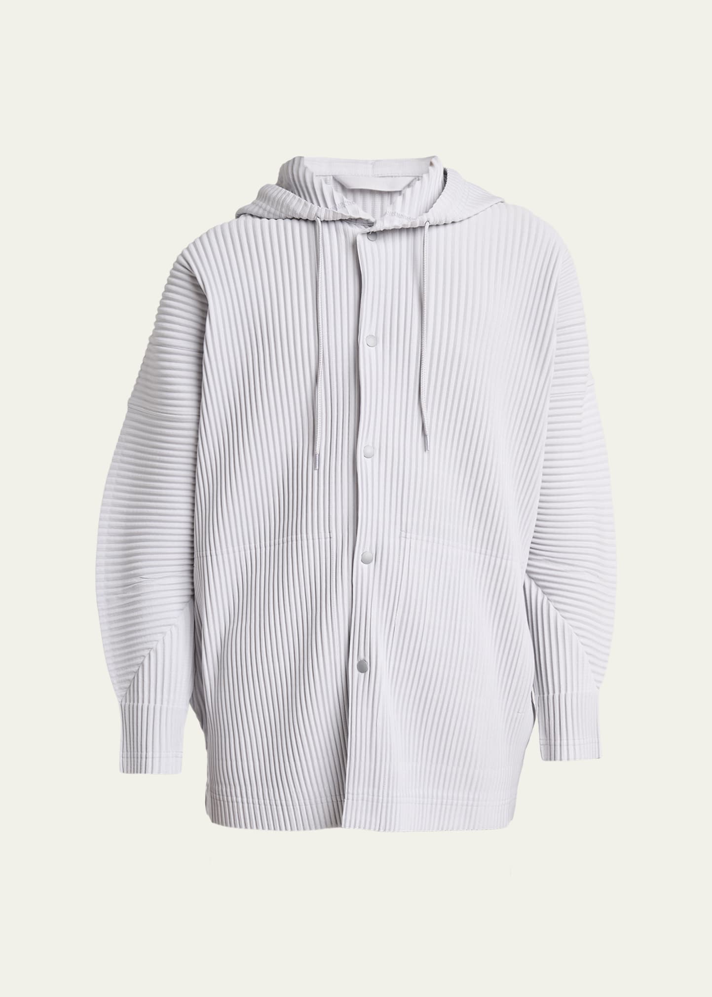 Homme Plisse Issey Miyake Men's Monthly Colors Pleated Snap-Front