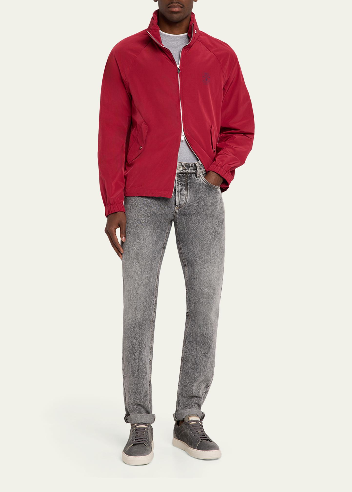 Brunello Cucinelli Men's Water-Resistant Full-Zip Jacket