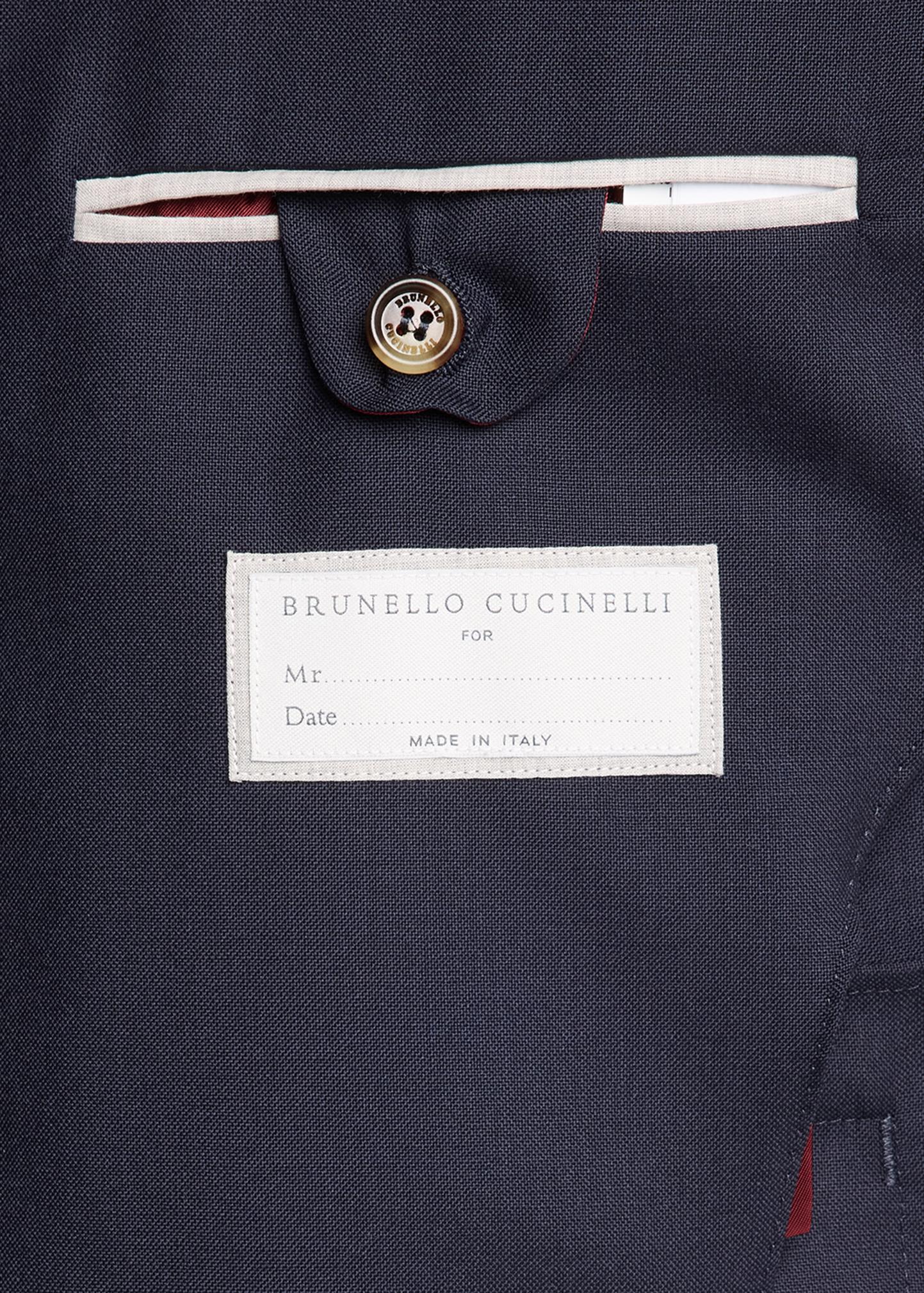 Brunello Cucinelli Men's Virgin Wool Double-Breasted Jacket