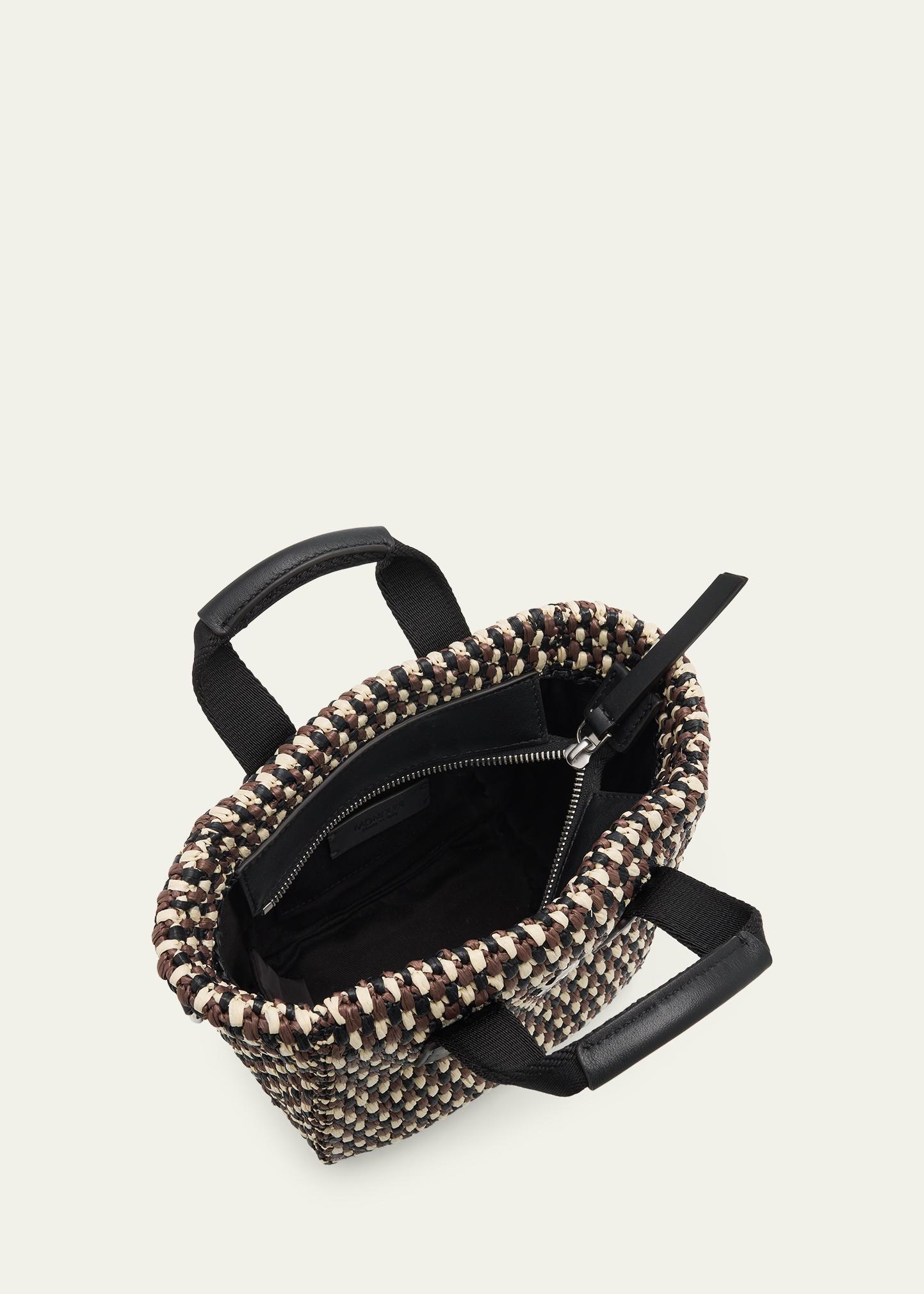 Moncler Caradoc Micro Raffia Crochet Tote Bag - Bergdorf Goodman