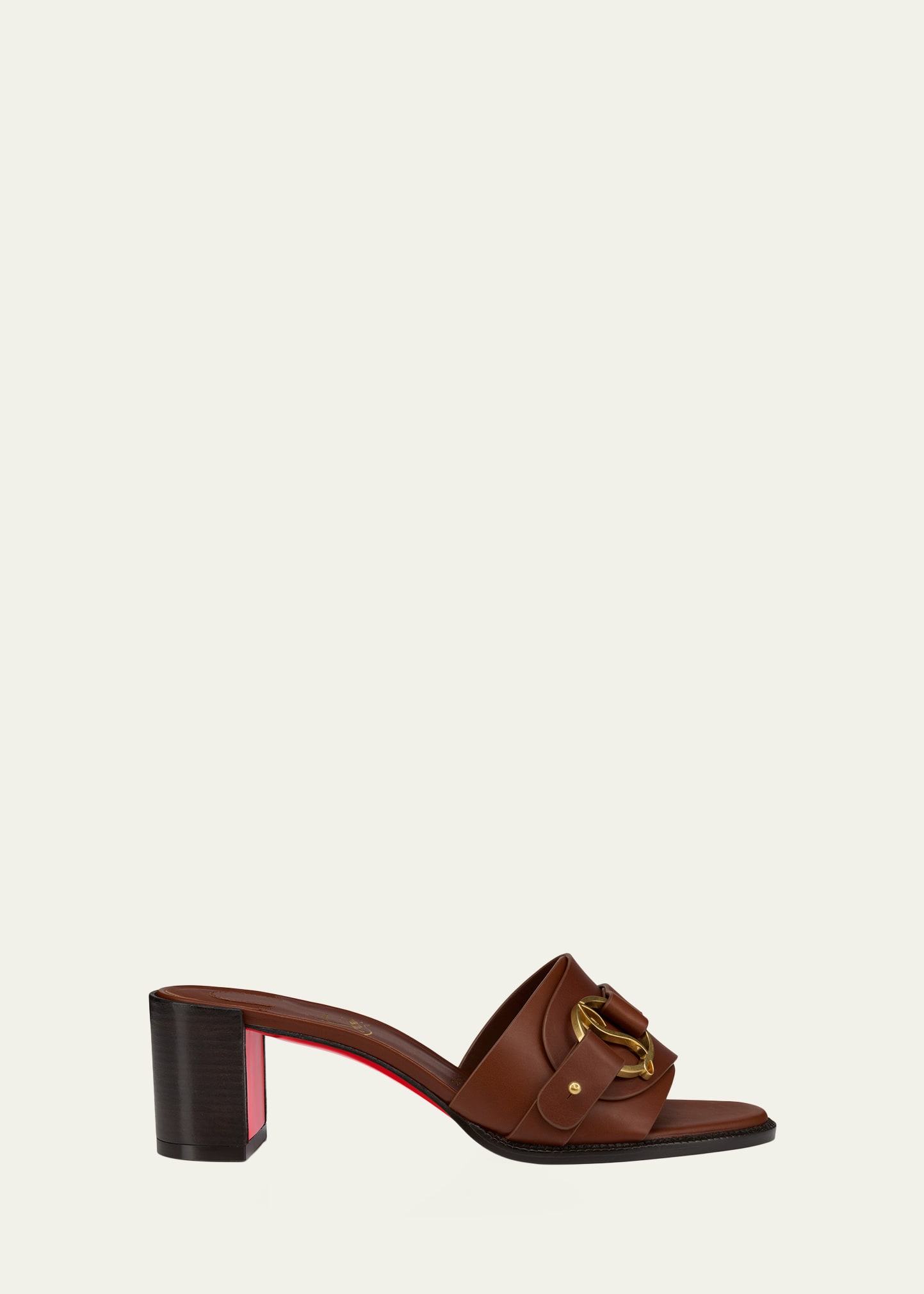 Christian Louboutin 55mm Her in Roma Leather Mules - Bergdorf Goodman