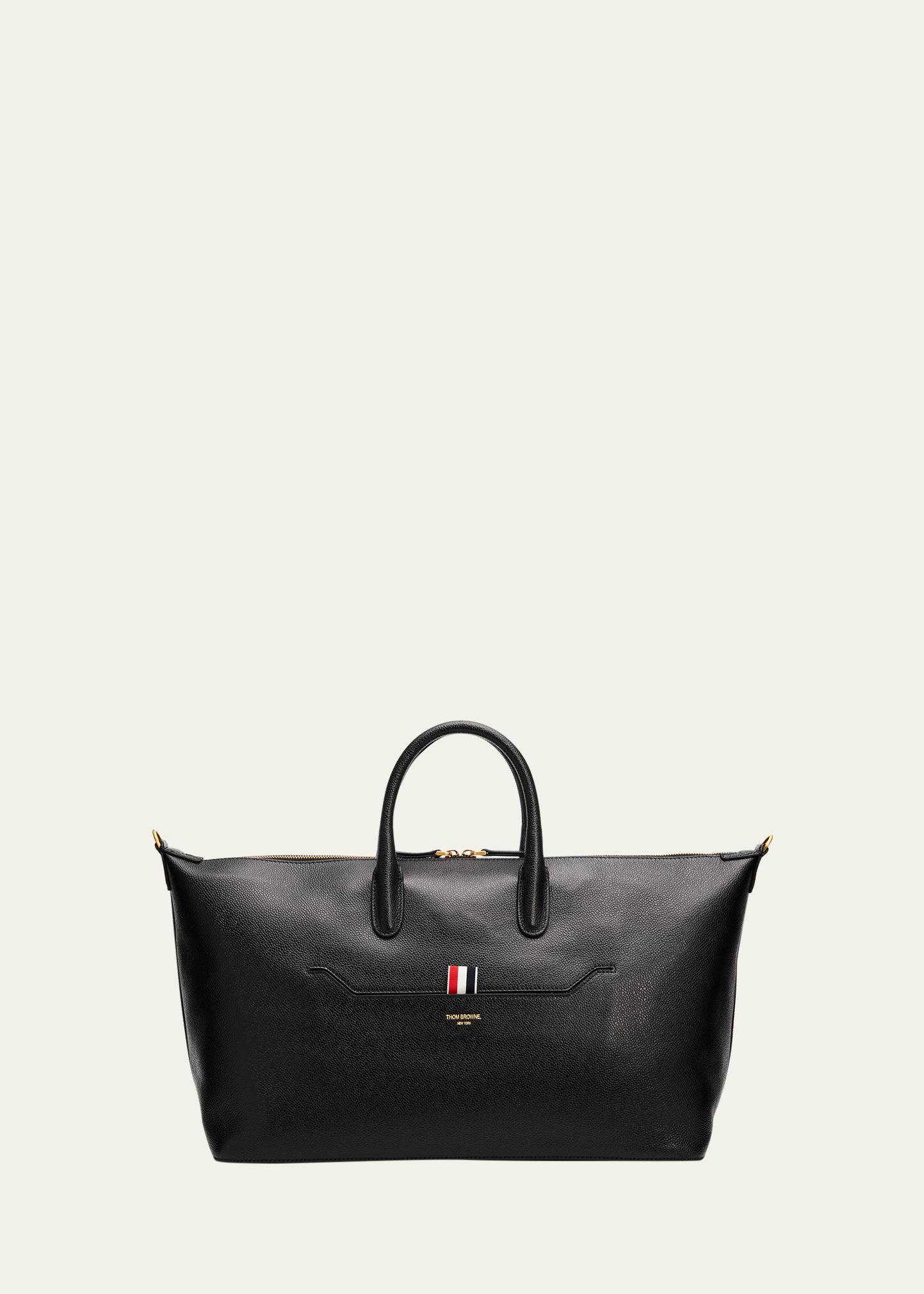 Thom Browne Men's Soft Pebble Grain Medium Duffle Bag - Bergdorf