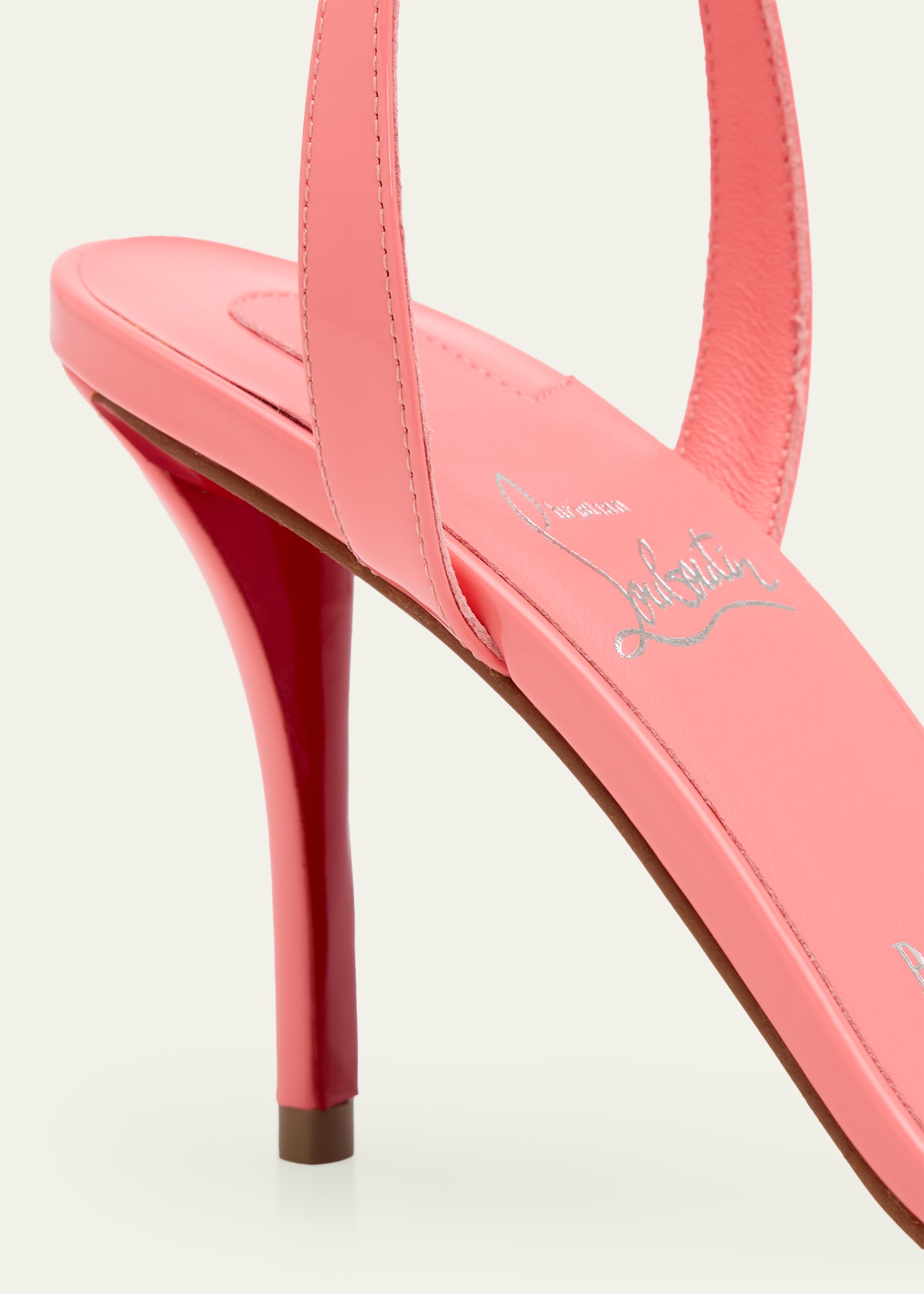 Christian Louboutin 80mm Miss Z Patent Leather Ankle-Strap Sandals