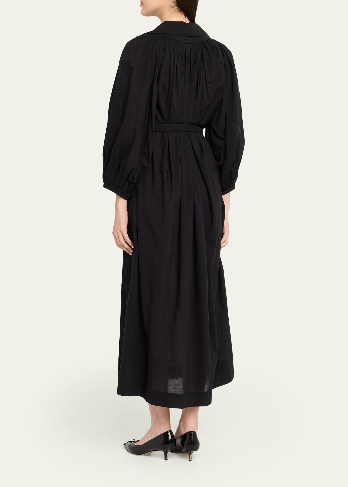 Lisa Marie Fernandez Poet Belted Maxi Dress - Bergdorf Goodman