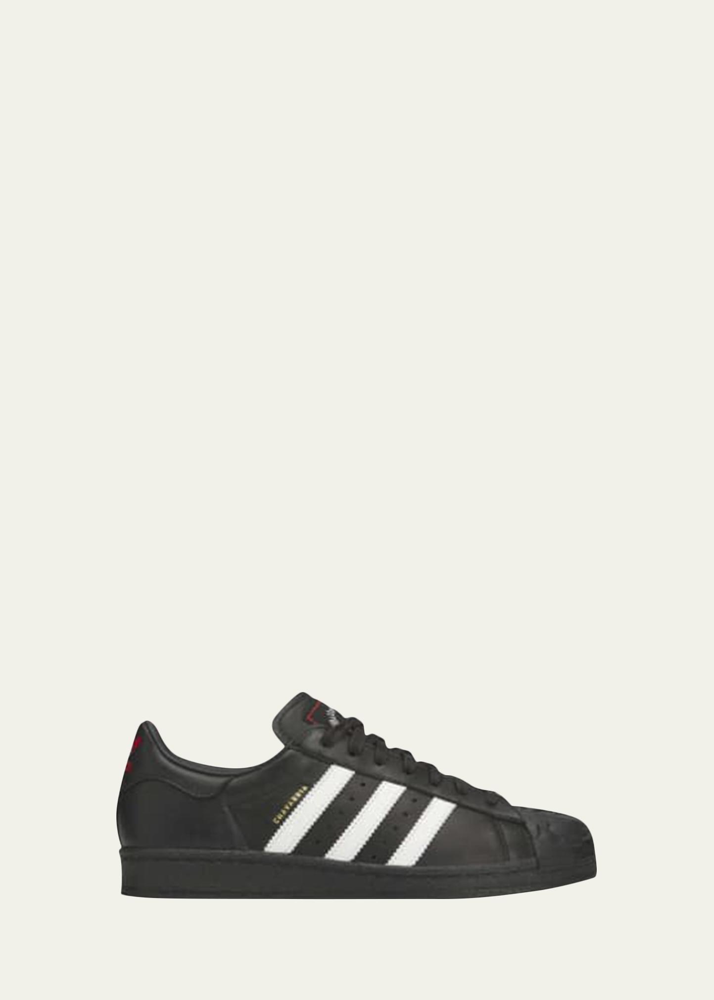 adidas x Willy Chavarria Men's Superstar Leather Low-Top Sneakers