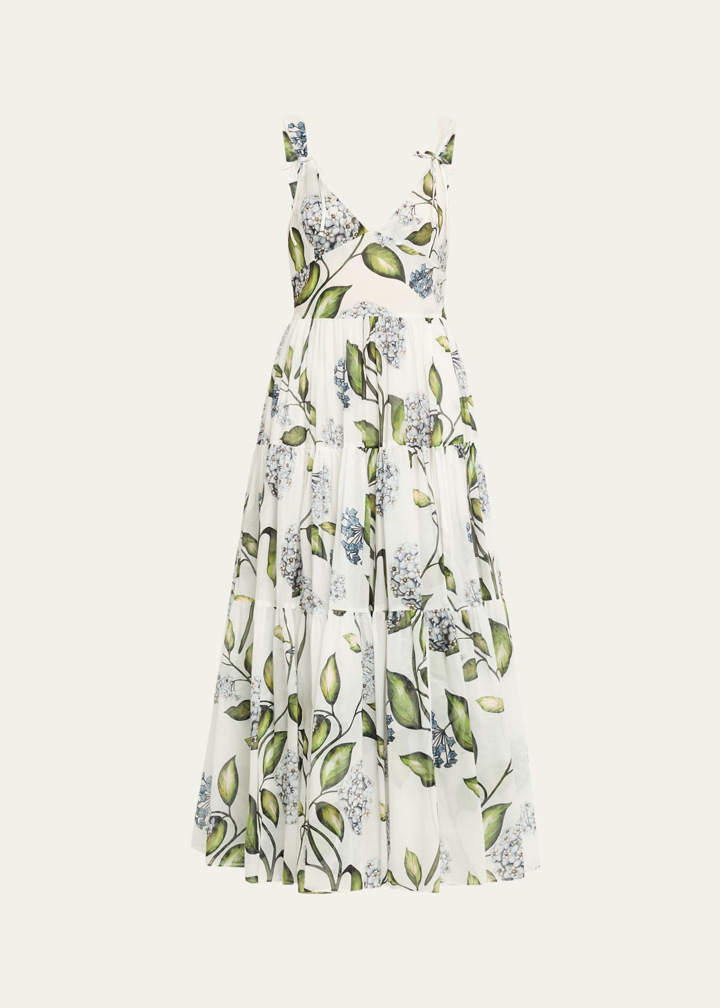 graison floral linen voile day dress Graison Floral Linen Voile Day Dress