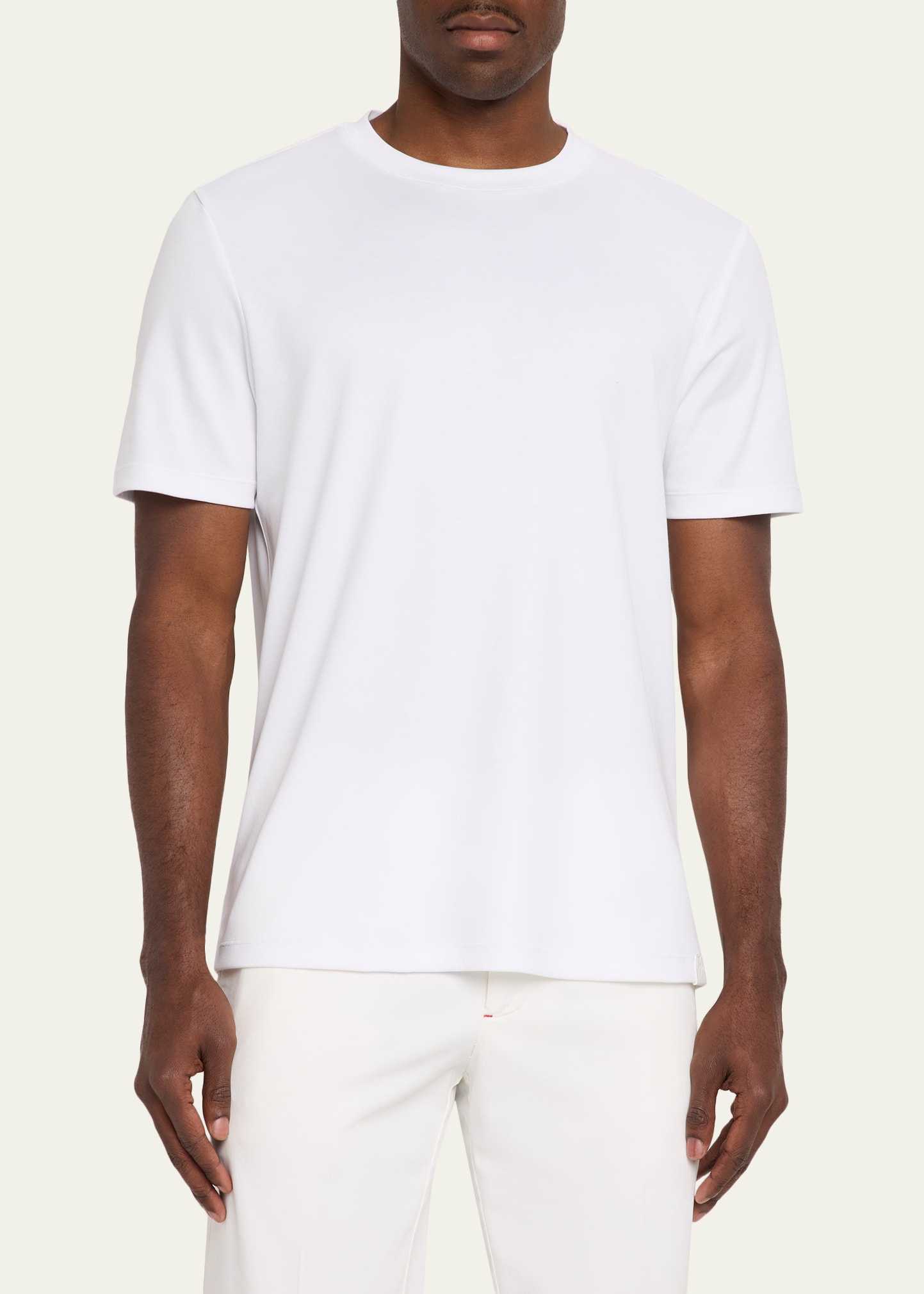 Brioni Men's Sea Island Cotton Crewneck T-Shirt - Bergdorf Goodman