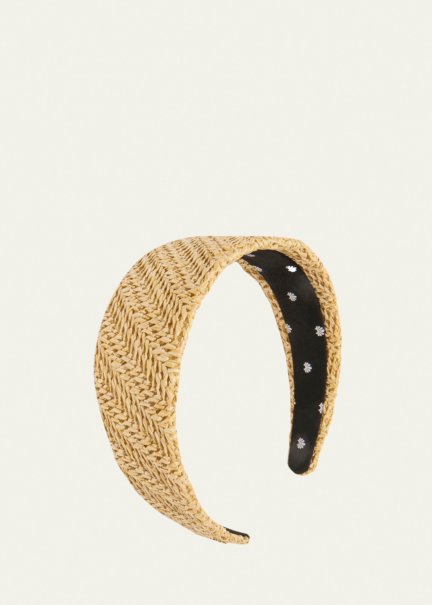 RARE Lele SADOUGHI Raffia Knotted Summer Headband Women\ main image 3