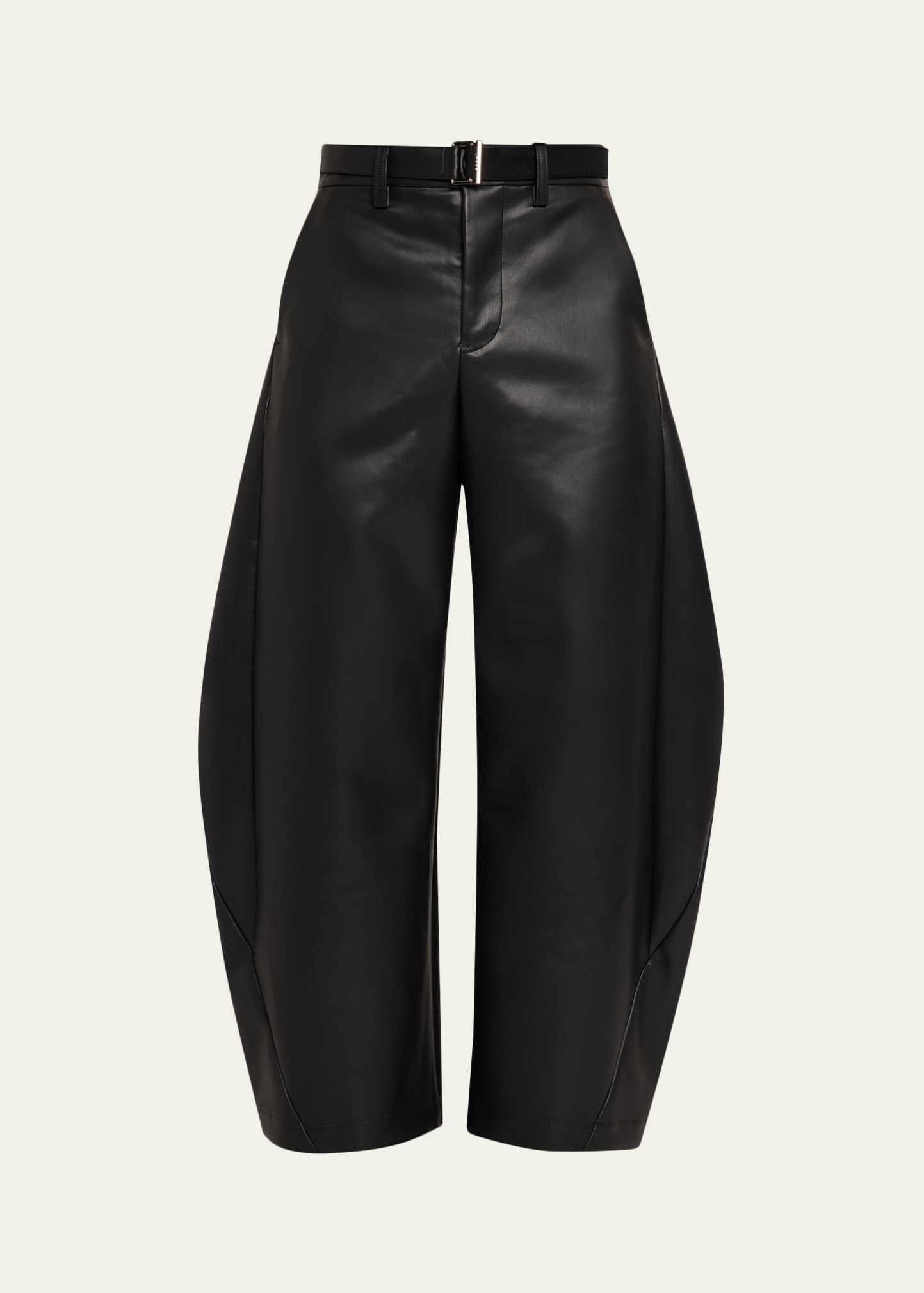 SACAI Faux Leather Pants - Bergdorf Goodman