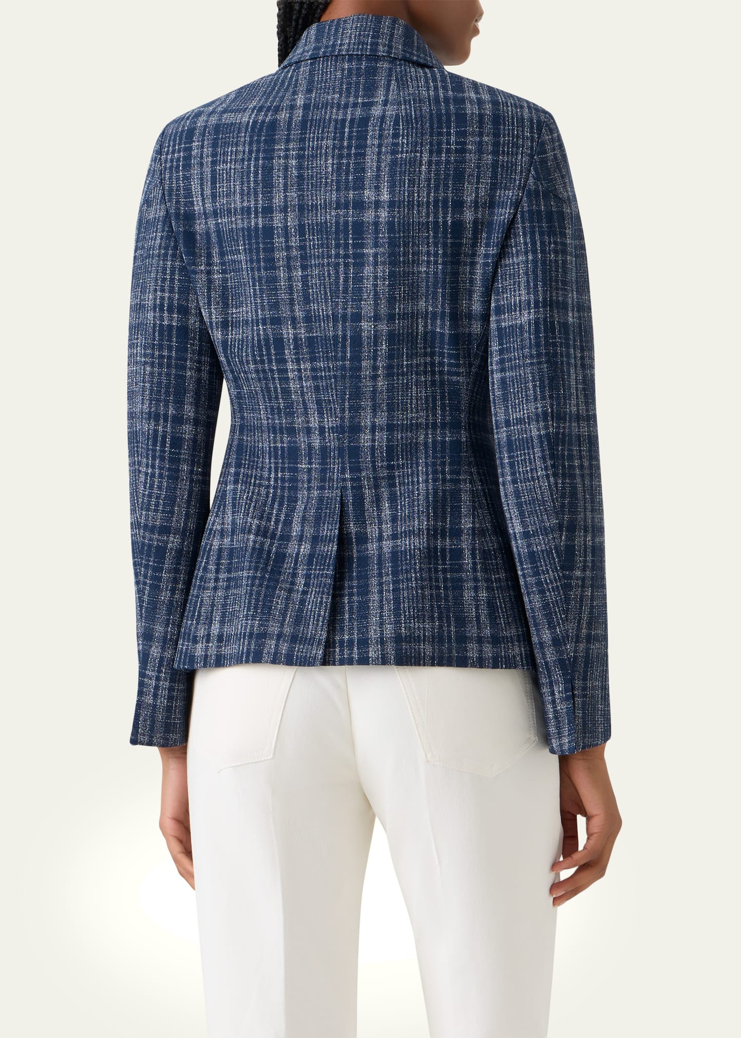 Akris Delia Buttoned Tweed Jacket - Bergdorf Goodman