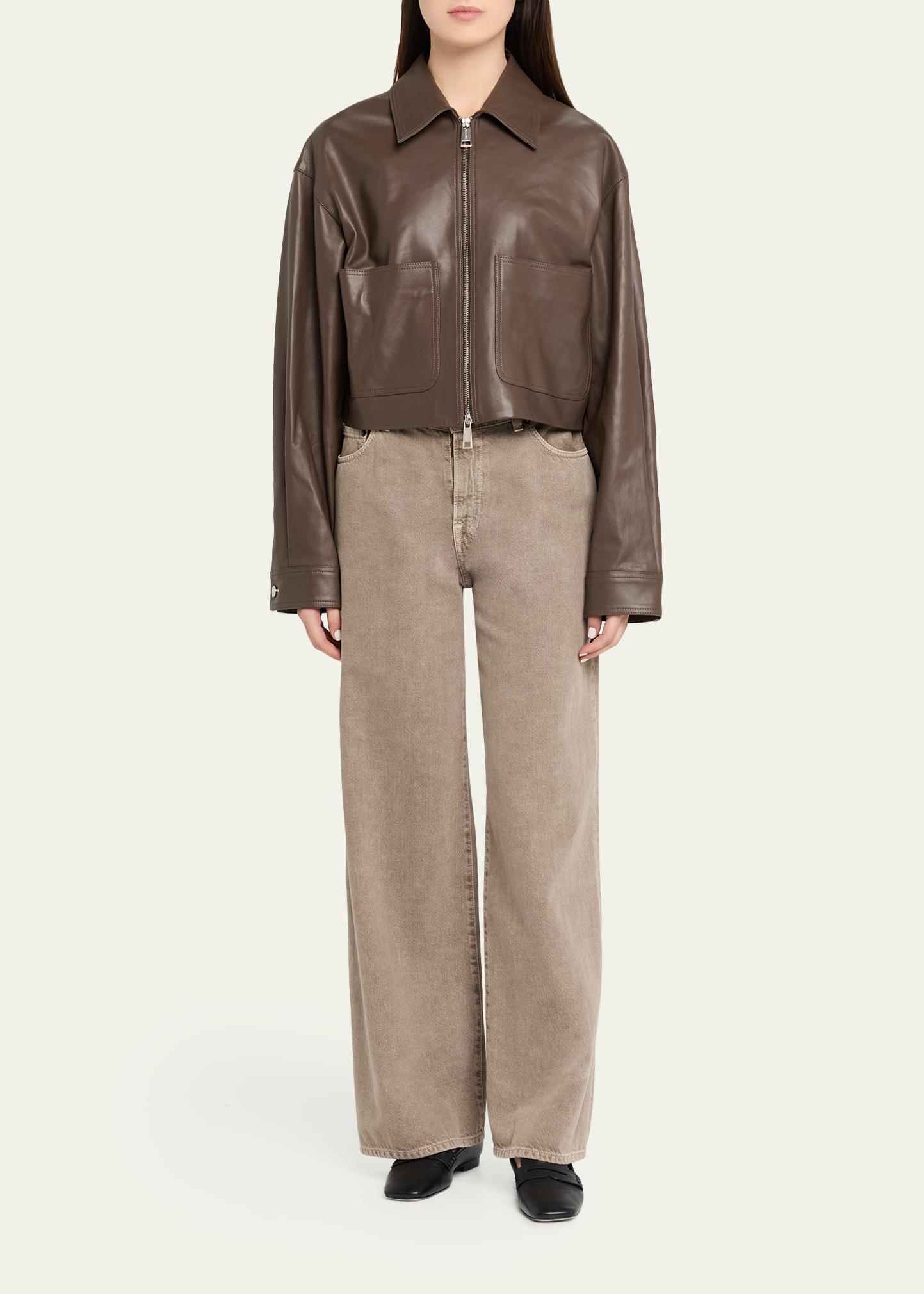 Nanushka Phebe Leather Jacket - Bergdorf Goodman
