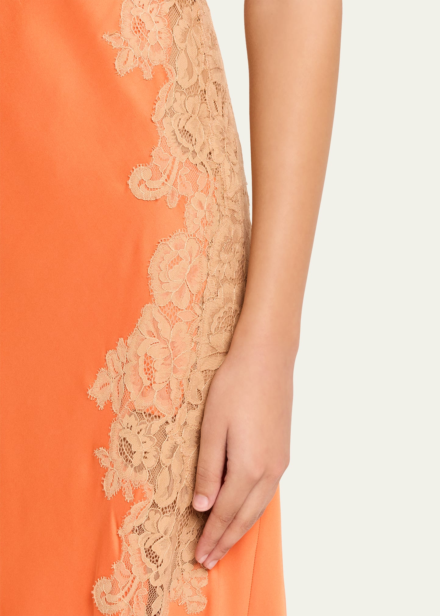A.L.C. Lou Lace-Embroidered One-Shoulder Slip Dress - Bergdorf Goodman