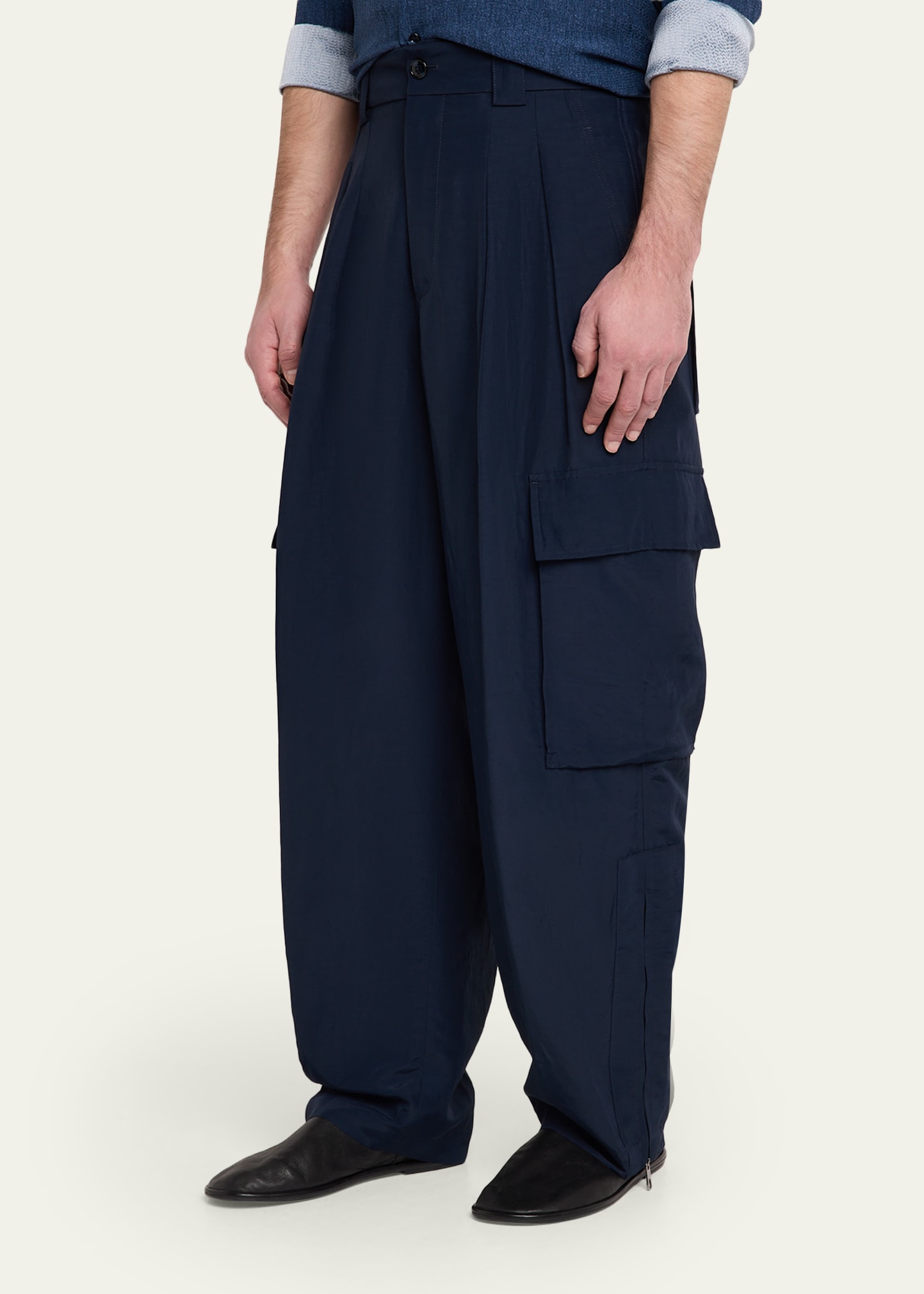 Giorgio Armani Men's Relaxed Fit Cargo Trousers - Bergdorf Goodman