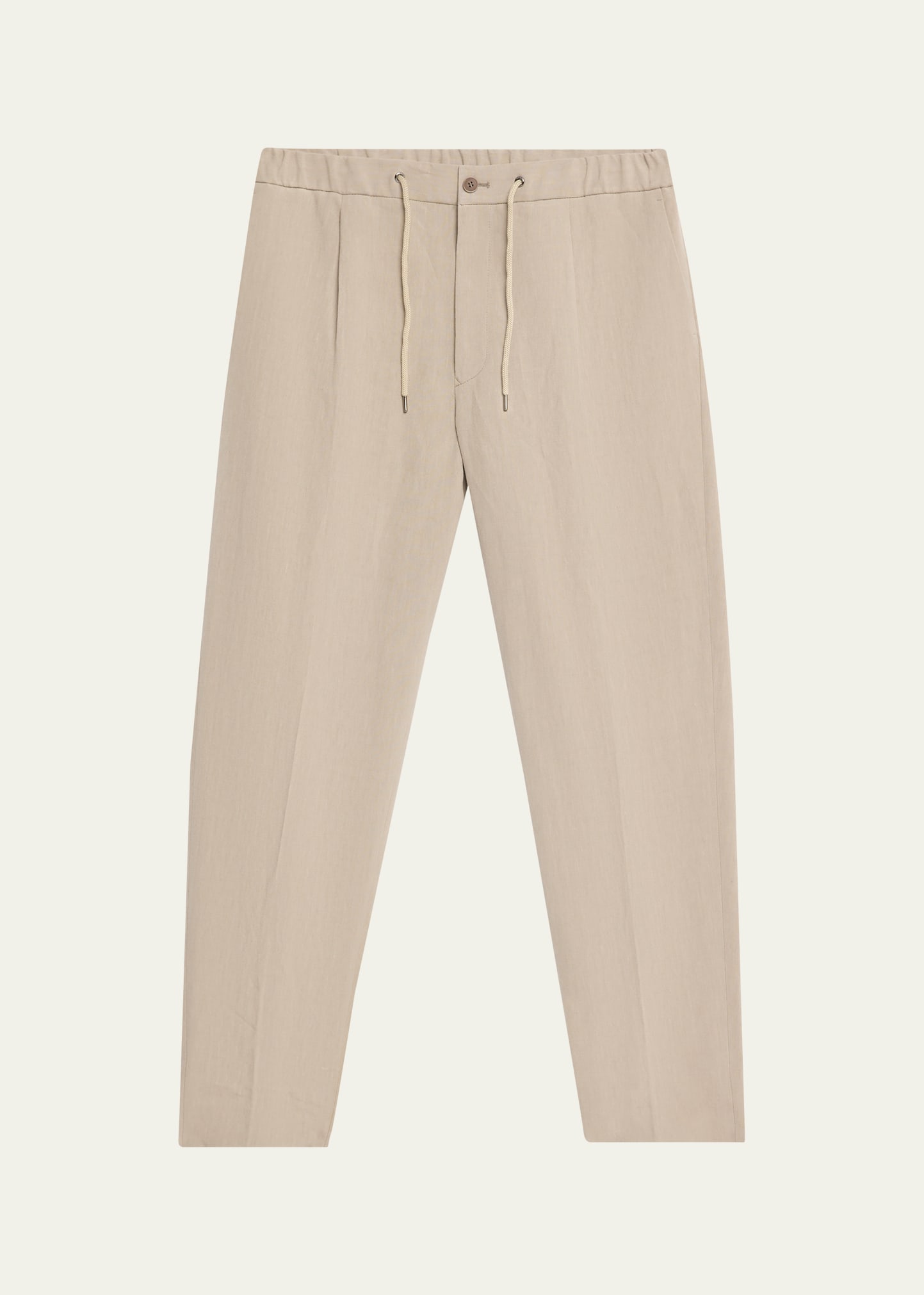 Giorgio Armani Linen Drawstring Pants - Bergdorf Goodman