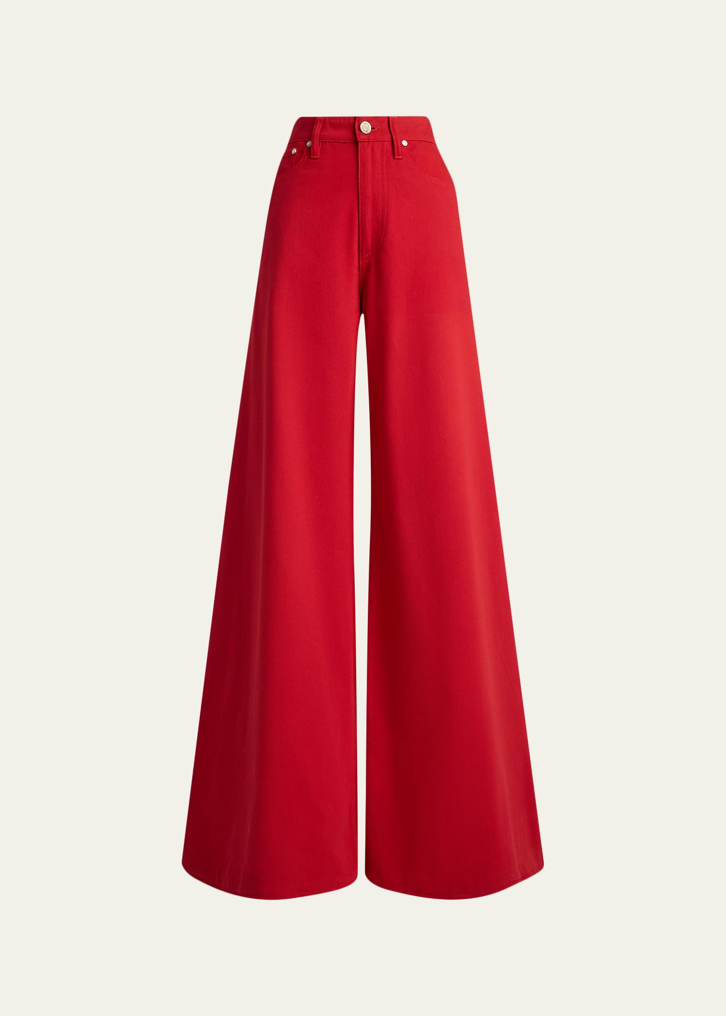 激レア POLO JEANS CO RALPH LAUREN 赤耳 セルビッジ Ralph Lauren Collection Collen Wide-Leg Jeans - Bergdorf Goodman