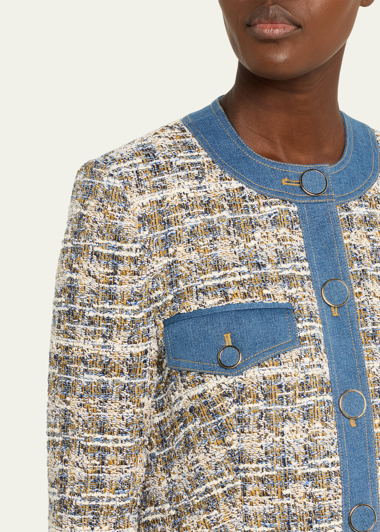 Veronica Beard Ainslie Tailored Tweed Jacket - Bergdorf Goodman