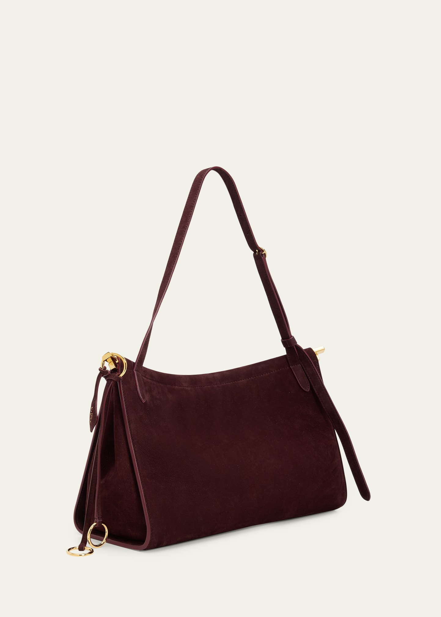 NEWラララ　２箱　エルセーヌ ALAÏA Le Click Large East-West Suede Shoulder Bag - Bergdorf Goodman