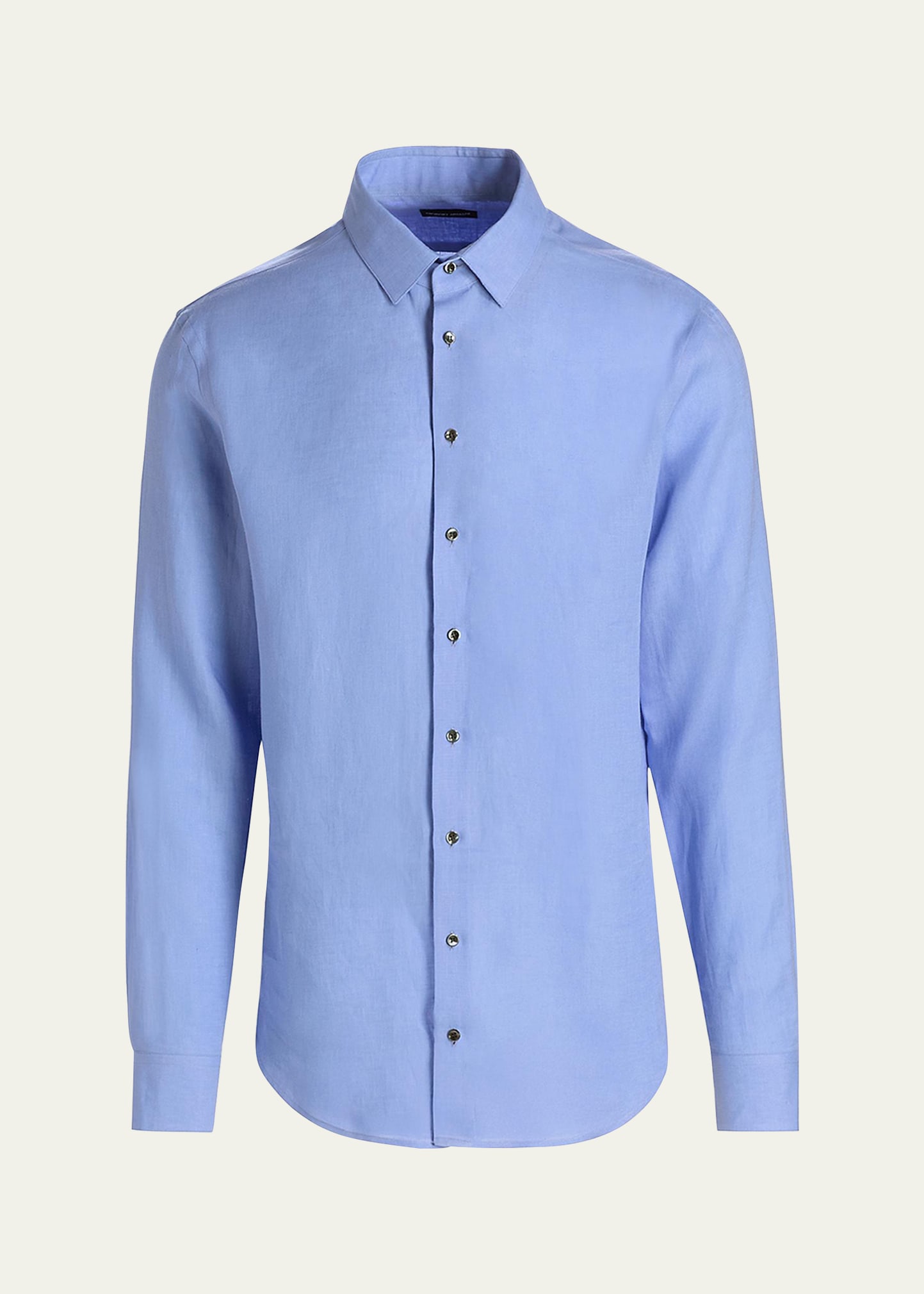 Giorgio Armani Men's Linen Classic-Fit Sport Shirt - Bergdorf Goodman