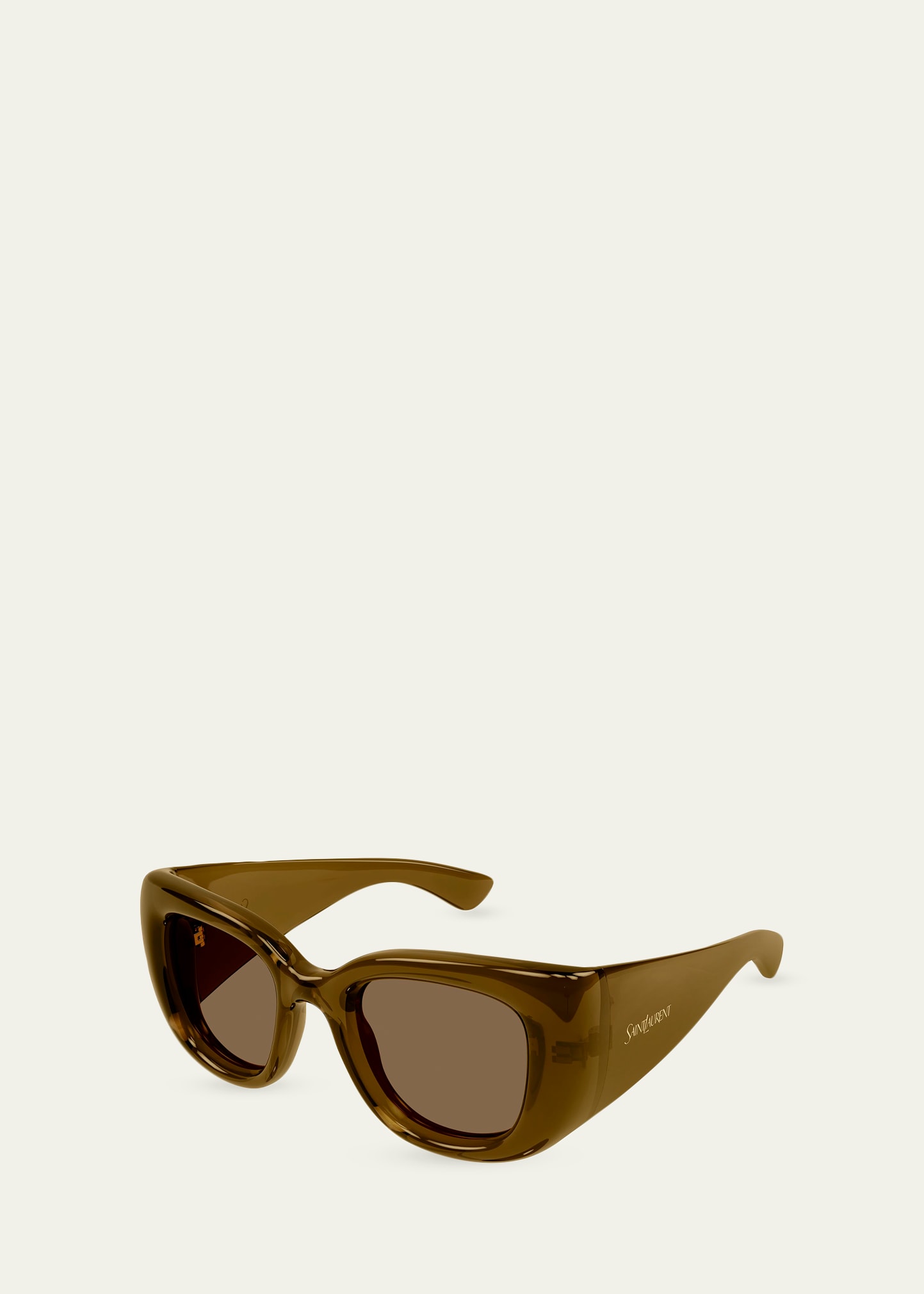 yves saint laurent Y2K モヘヤ モード タンクトップ レア Saint Laurent SL 903 Howl Butterfly Sunglasses - Bergdorf Goodman