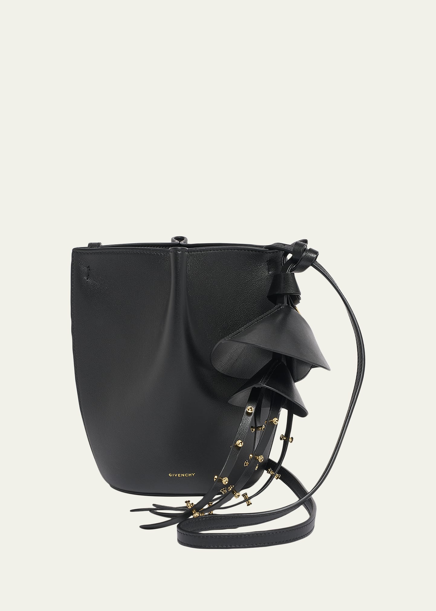 Givenchy Snap Nano Leather Bucket Crossbody Bag - Bergdorf Goodman