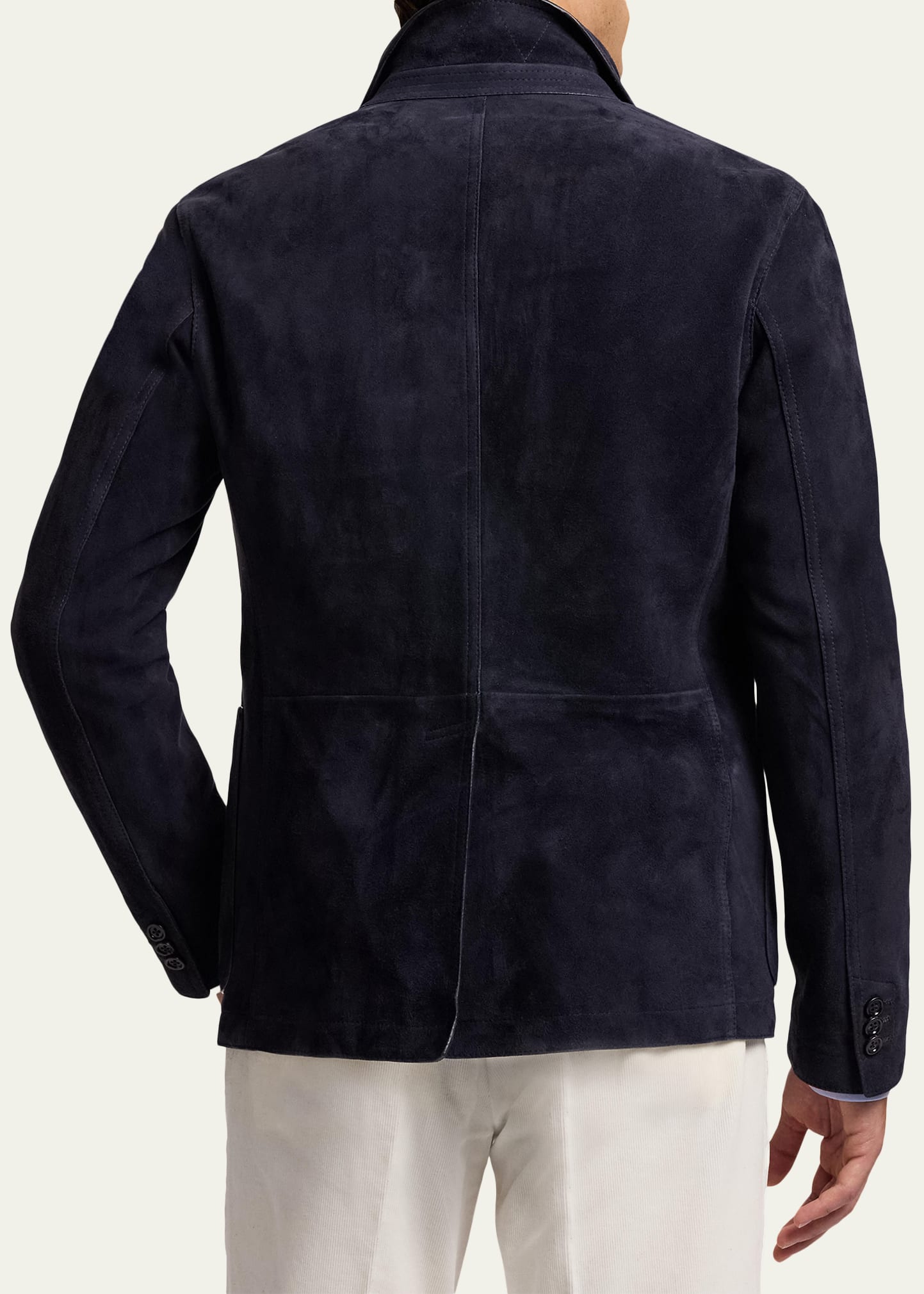 Ralph Lauren Purple Label Hand-Tailored Suede Sport Coat
