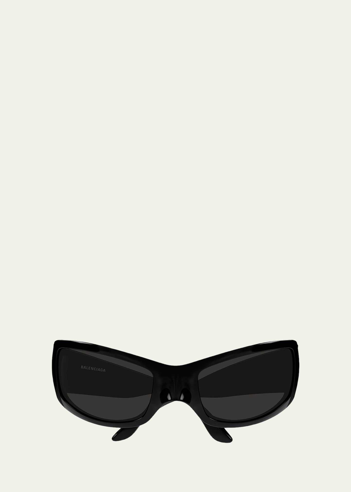 ［ラスト値下げ！］BALENCIAGA 702589 Balenciaga 66mm Wraparound Mask Sunglasses - Bergdorf Goodman