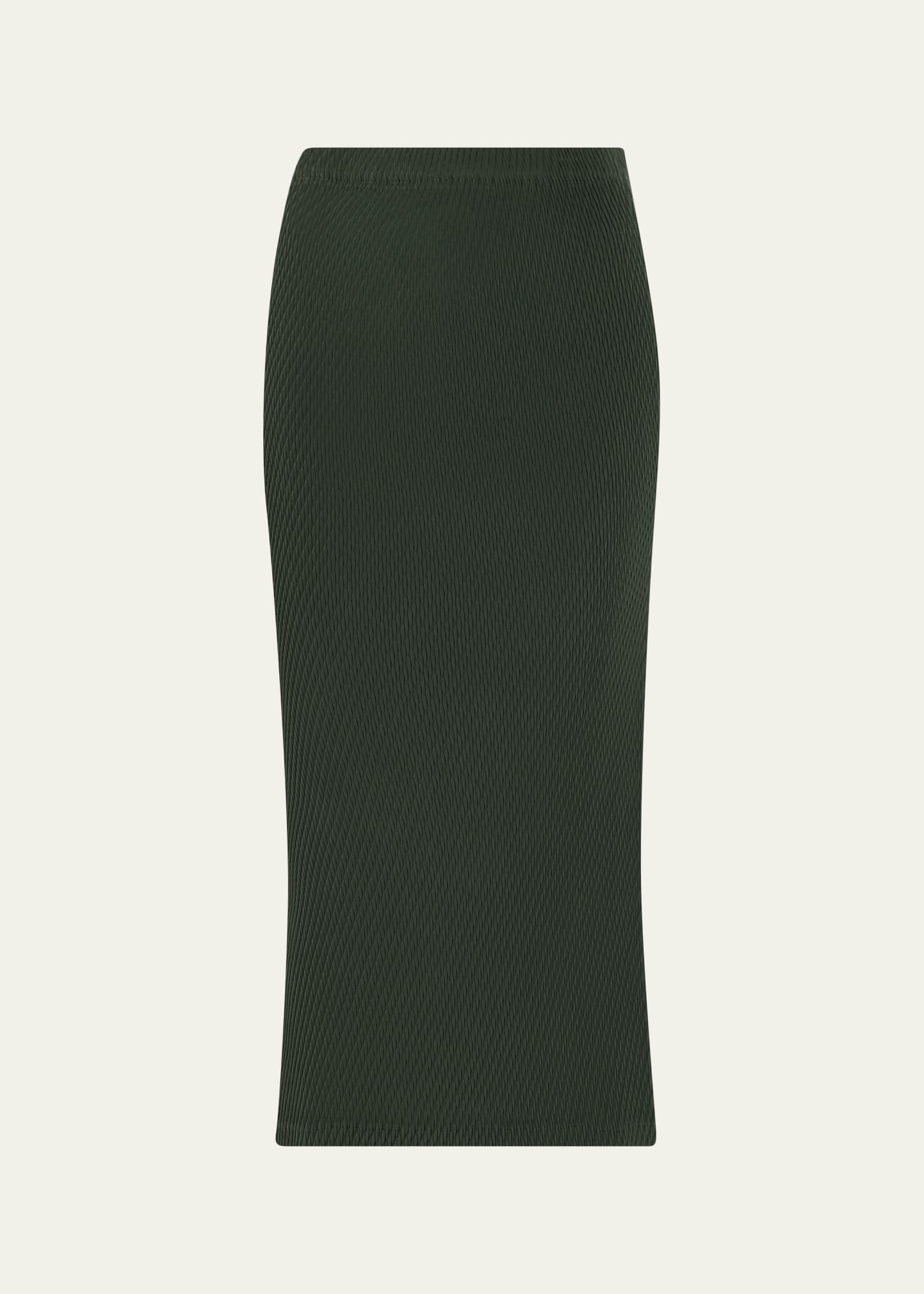 Issey Miyake Rhombus Double-Pleated Midi Skirt - Bergdorf Goodman