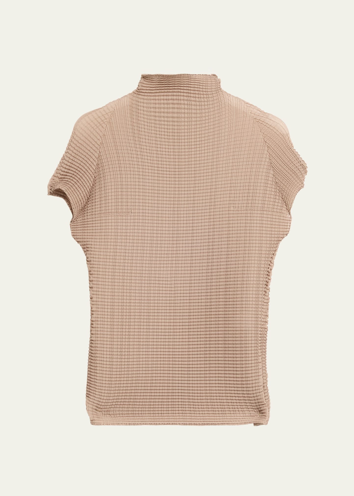 Issey Miyake Wooly Pleats Mock-Neck Top - Bergdorf Goodman