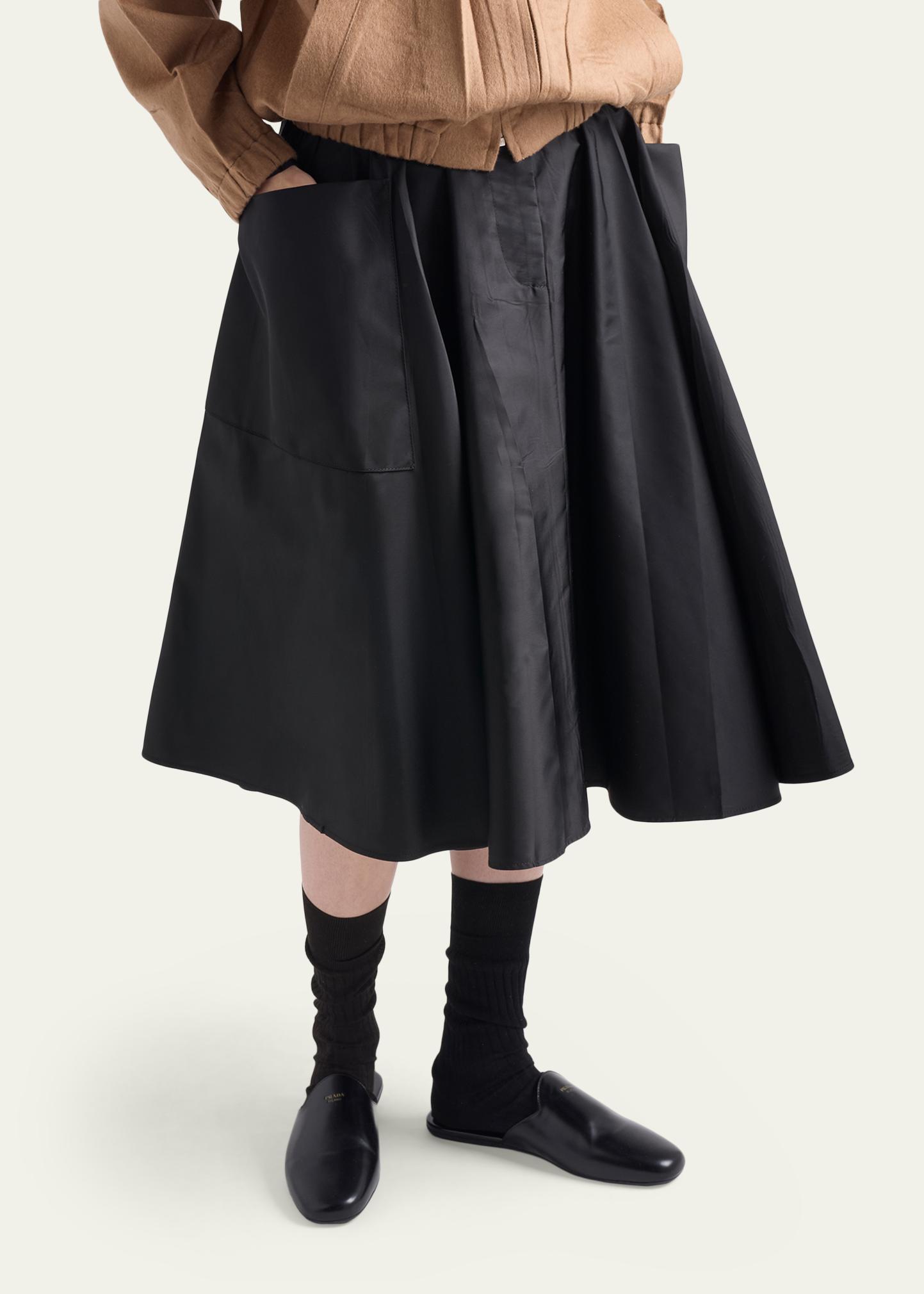 Prada Re-Nylon Midi Skirt - Bergdorf Goodman