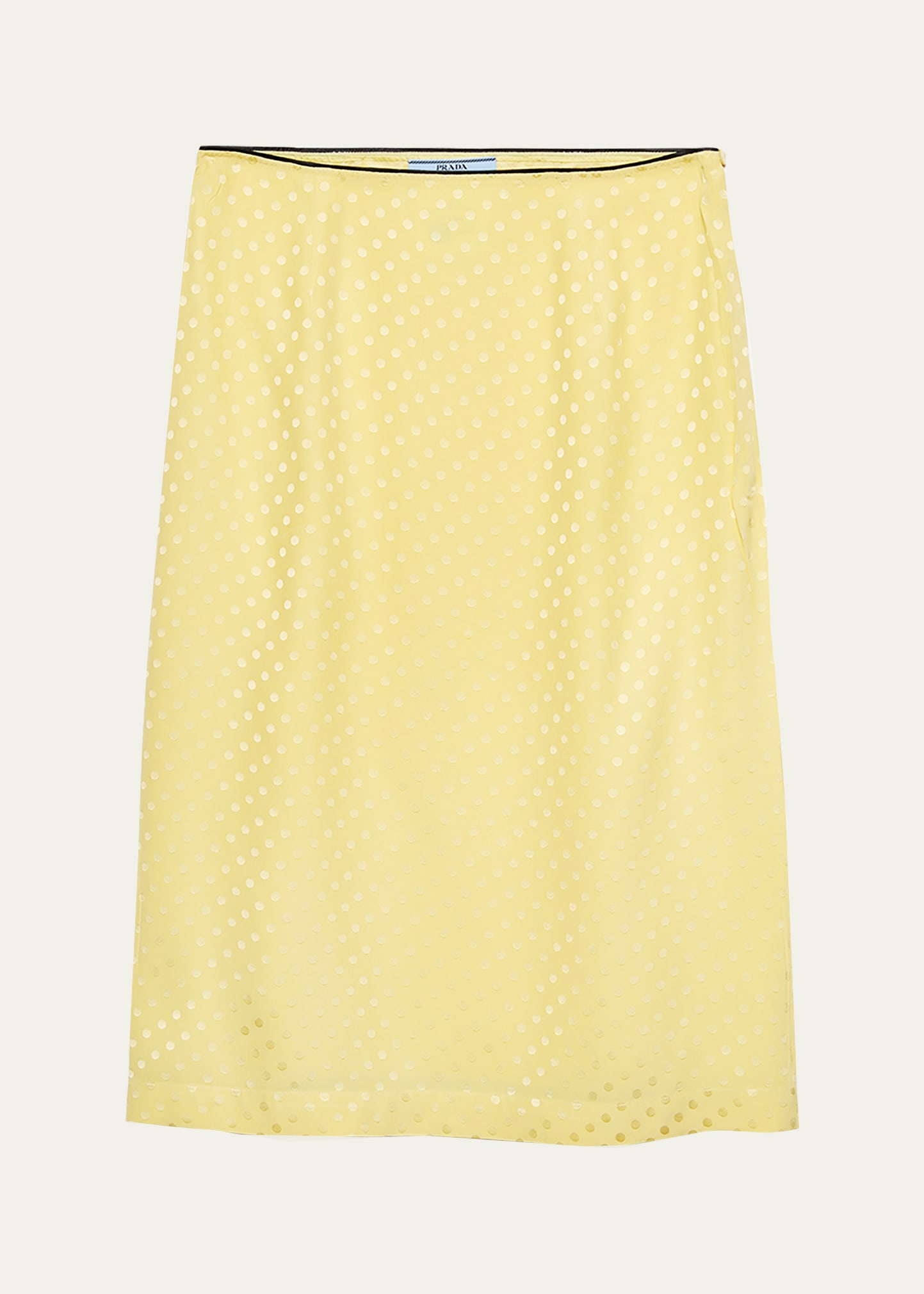 Prada Polka-Dot Silk Midi Slip Skirt - Bergdorf Goodman