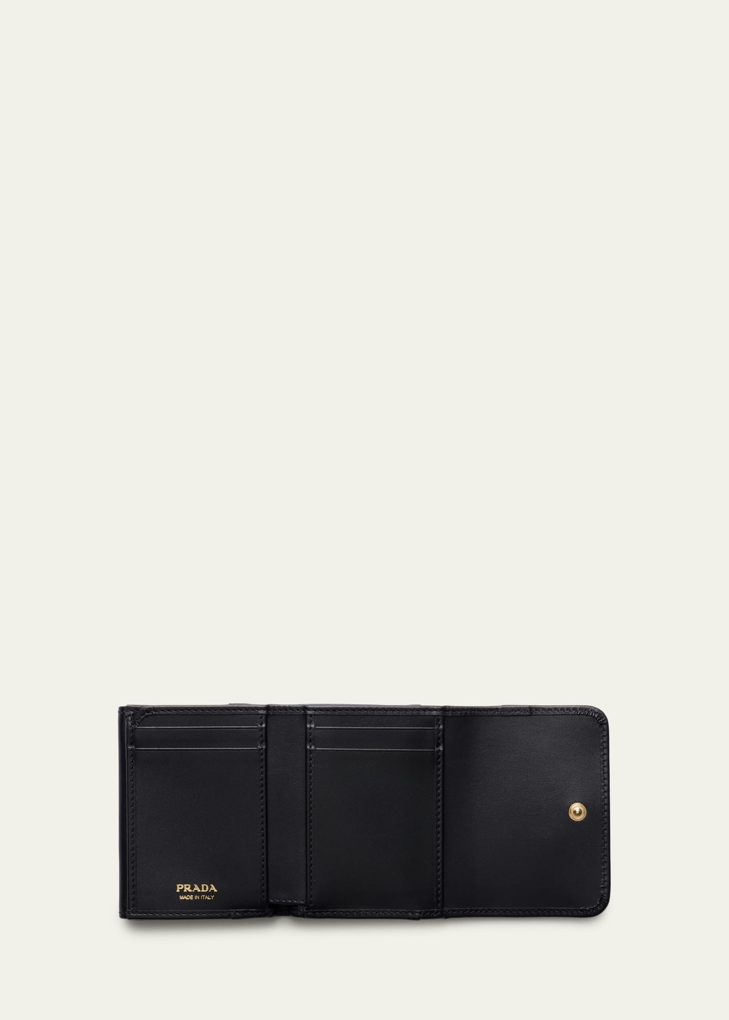 Prada Small Trifold Leather Wallet - Bergdorf Goodman