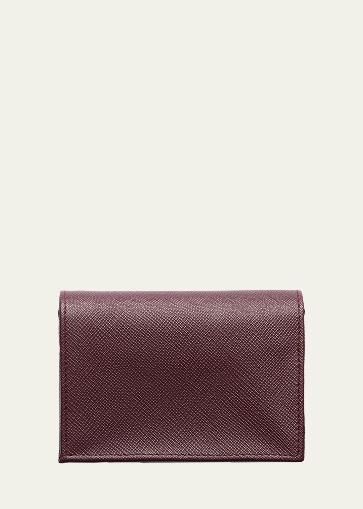 Prada Small Saffiano Leather Bifold Wallet - Bergdorf Goodman