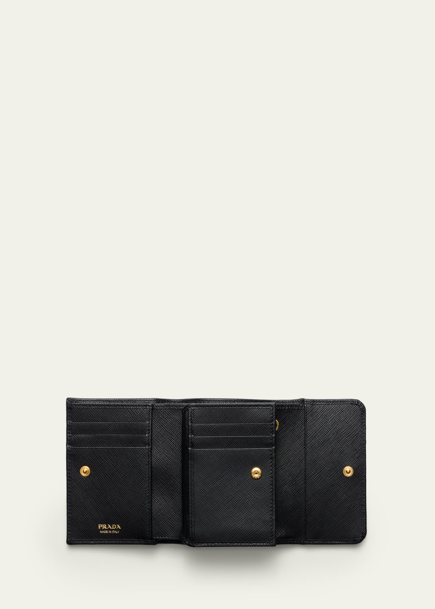 Prada Small Saffiano Leather Trifold Wallet - Bergdorf Goodman
