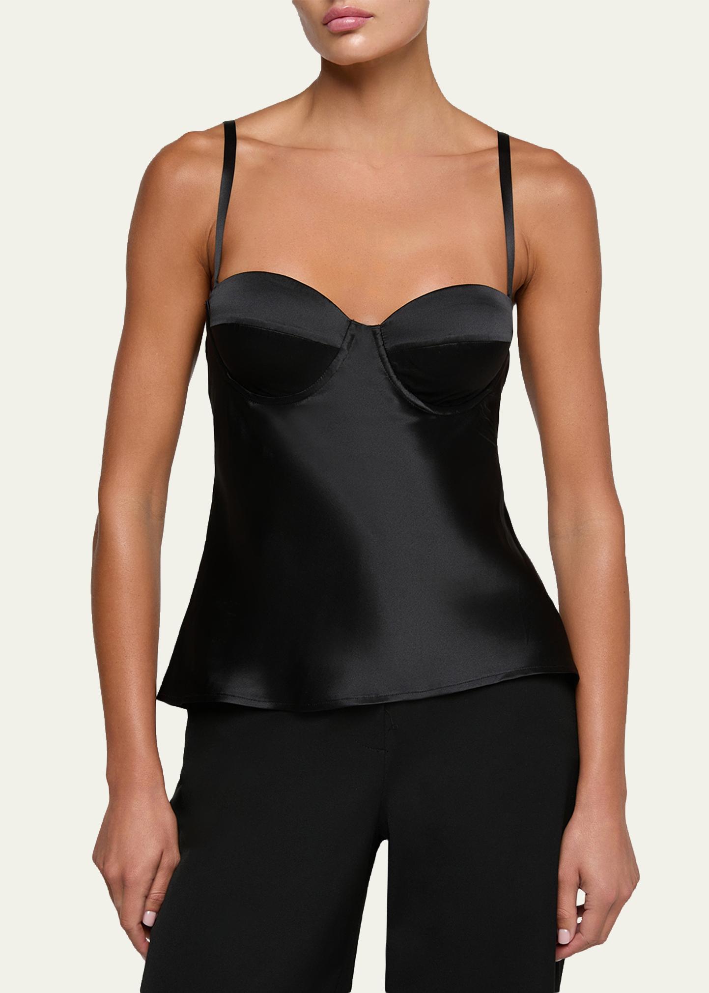 pellicule 新品タグ付き pc agkitty camisole L'AGENCE Orlina Silk Camisole - Bergdorf Goodman