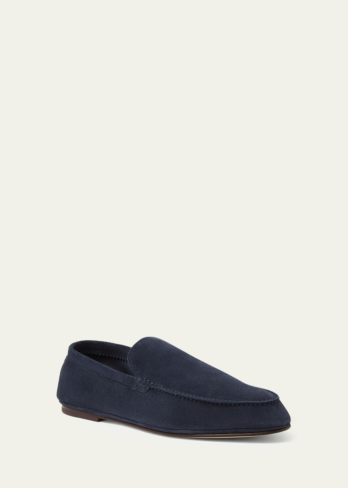 Loro Piana Men's Summer Anton Walk Suede Loafers - Bergdorf Goodman