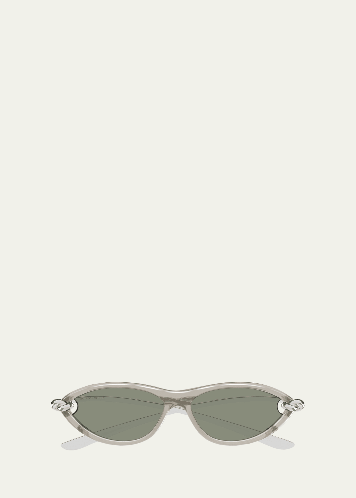 Bottega Veneta Knot 56mm Acetate & Metal Cat-Eye Sunglasses