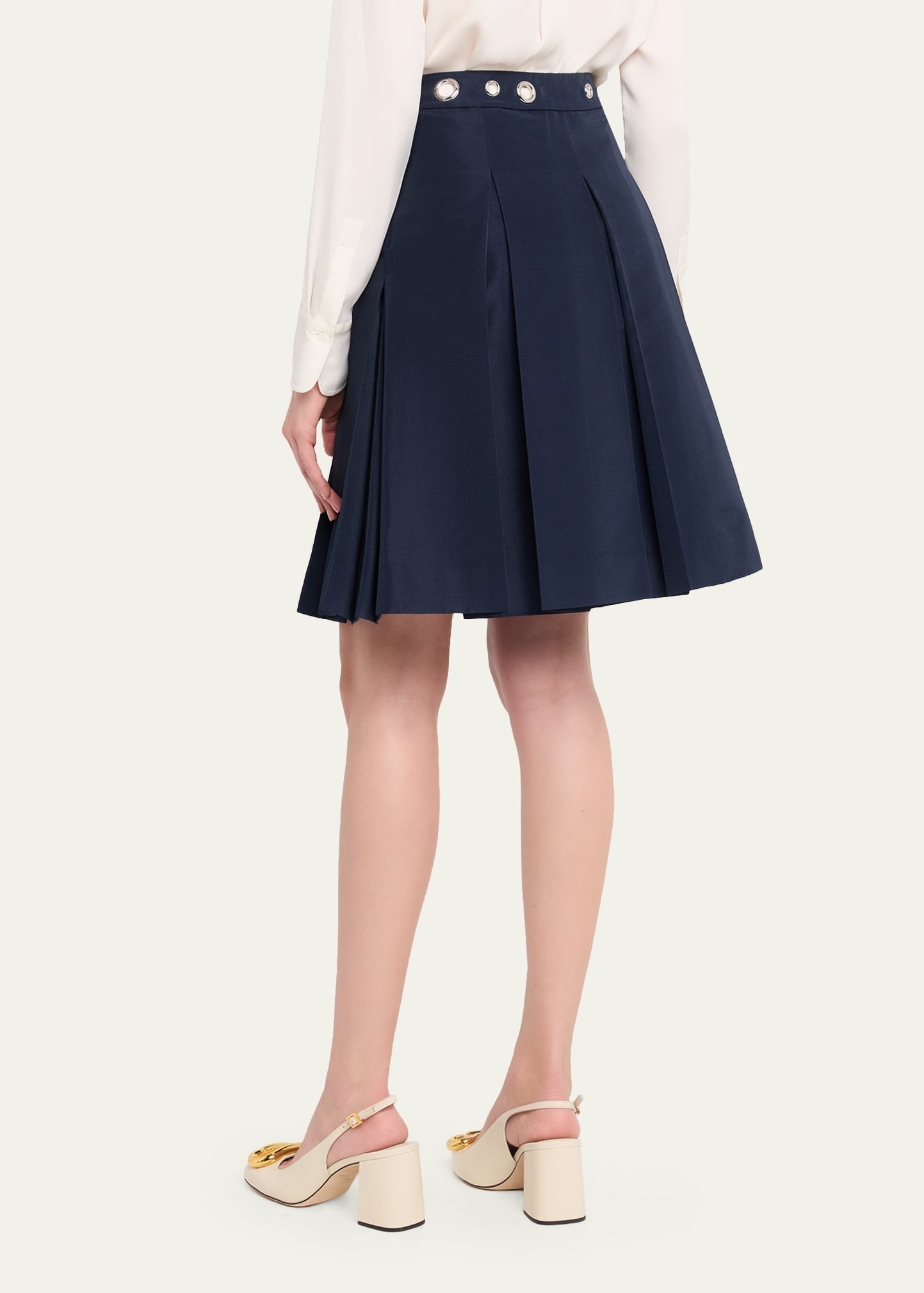 Marc Jacobs Safety Pin Pleated Skirt - Bergdorf Goodman