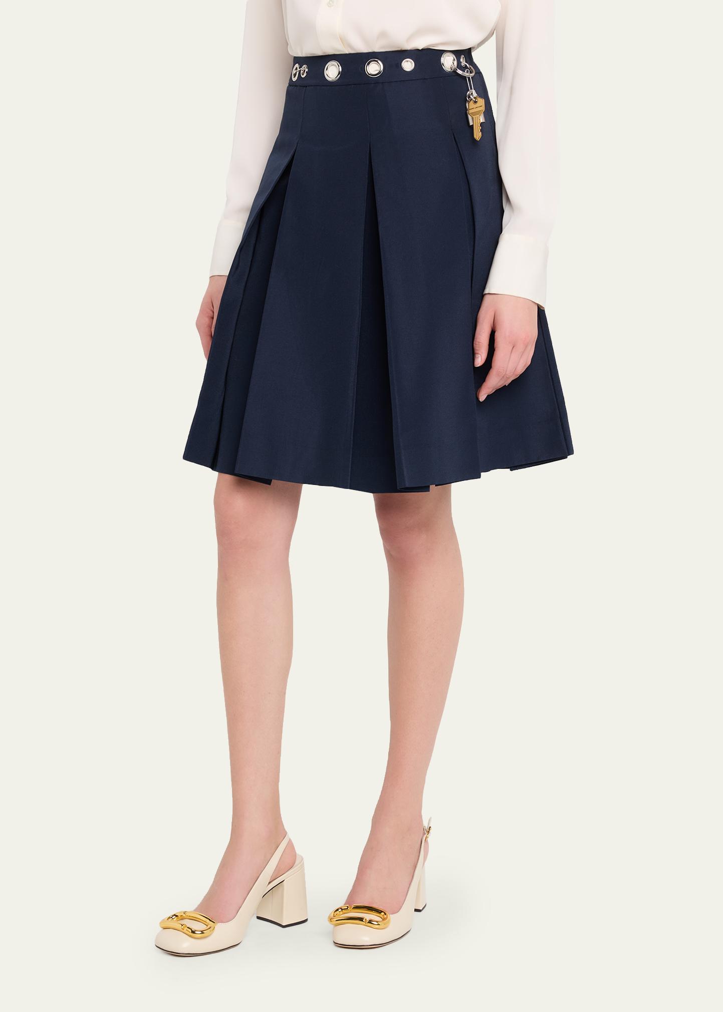 Marc Jacobs Safety Pin Pleated Skirt - Bergdorf Goodman